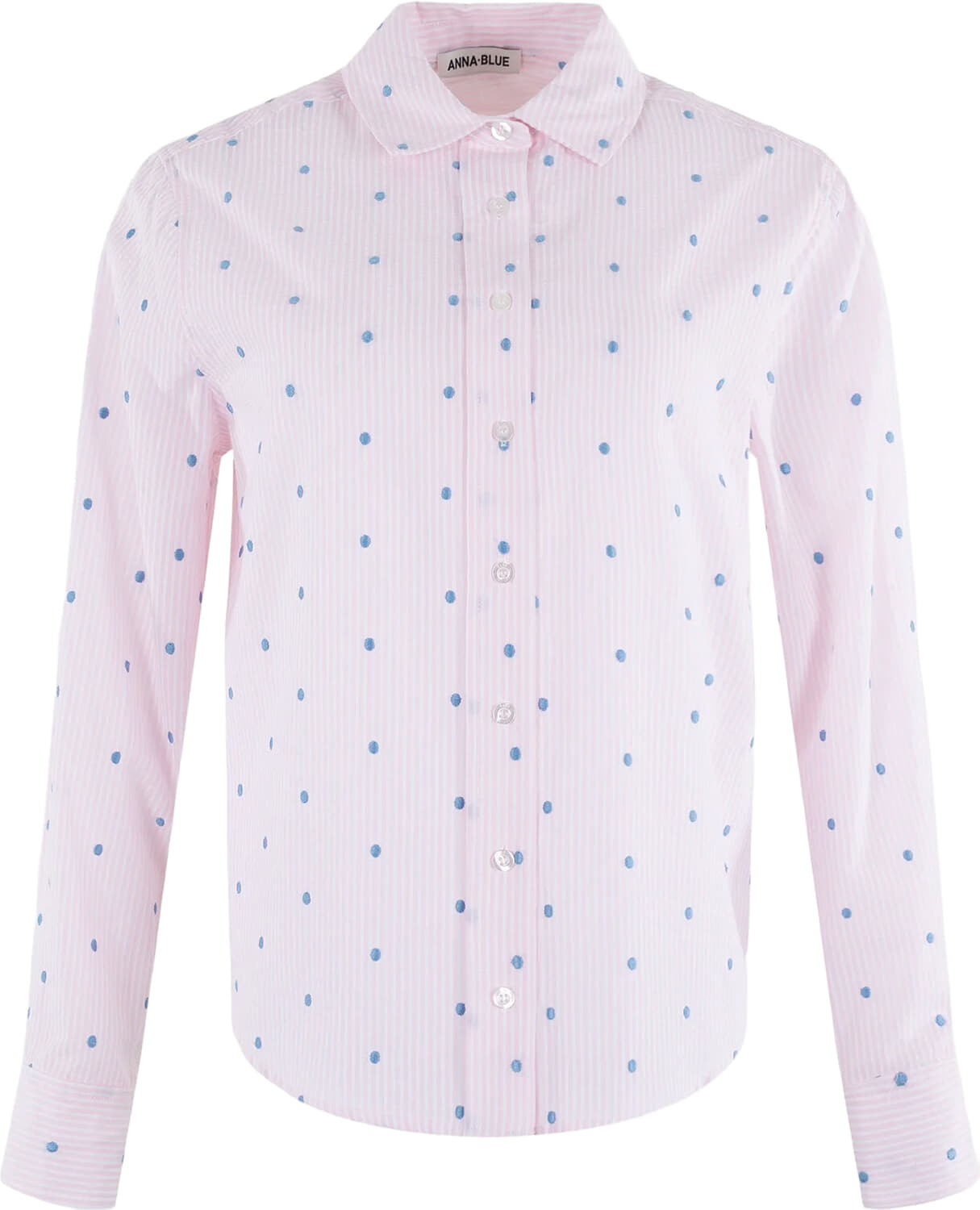 Anna Blue Blouse Lilo Roze