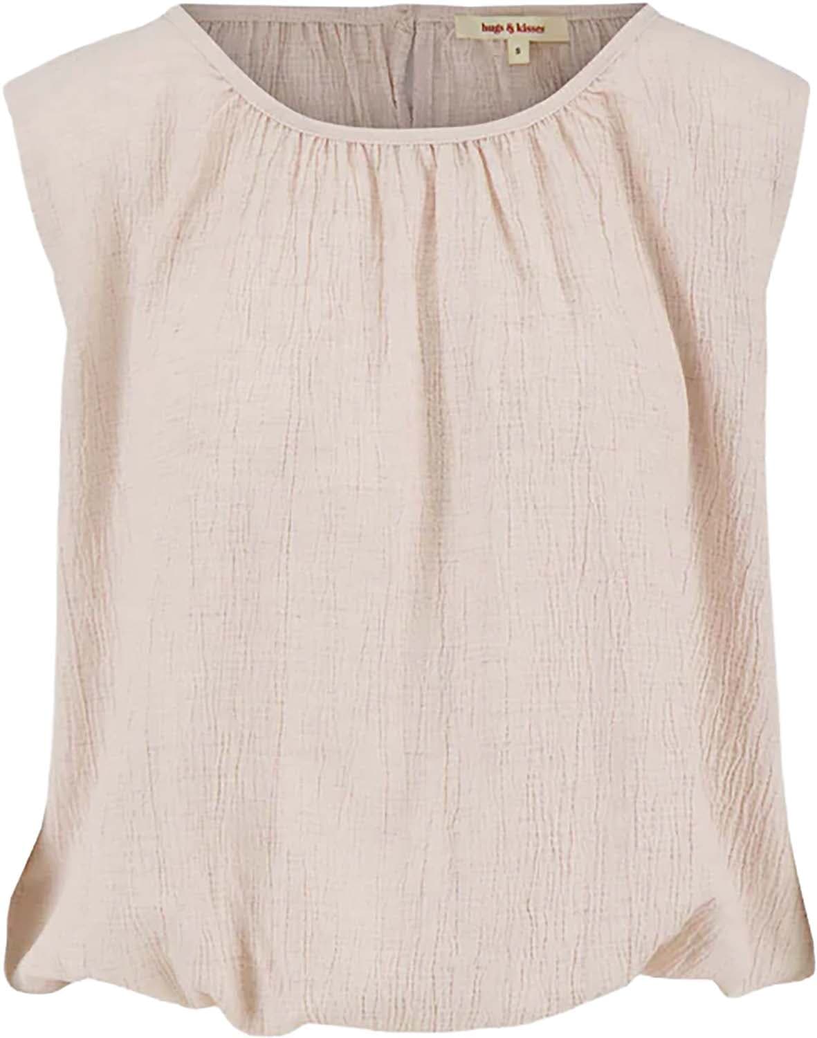 Zusss Top Krinkel Off White