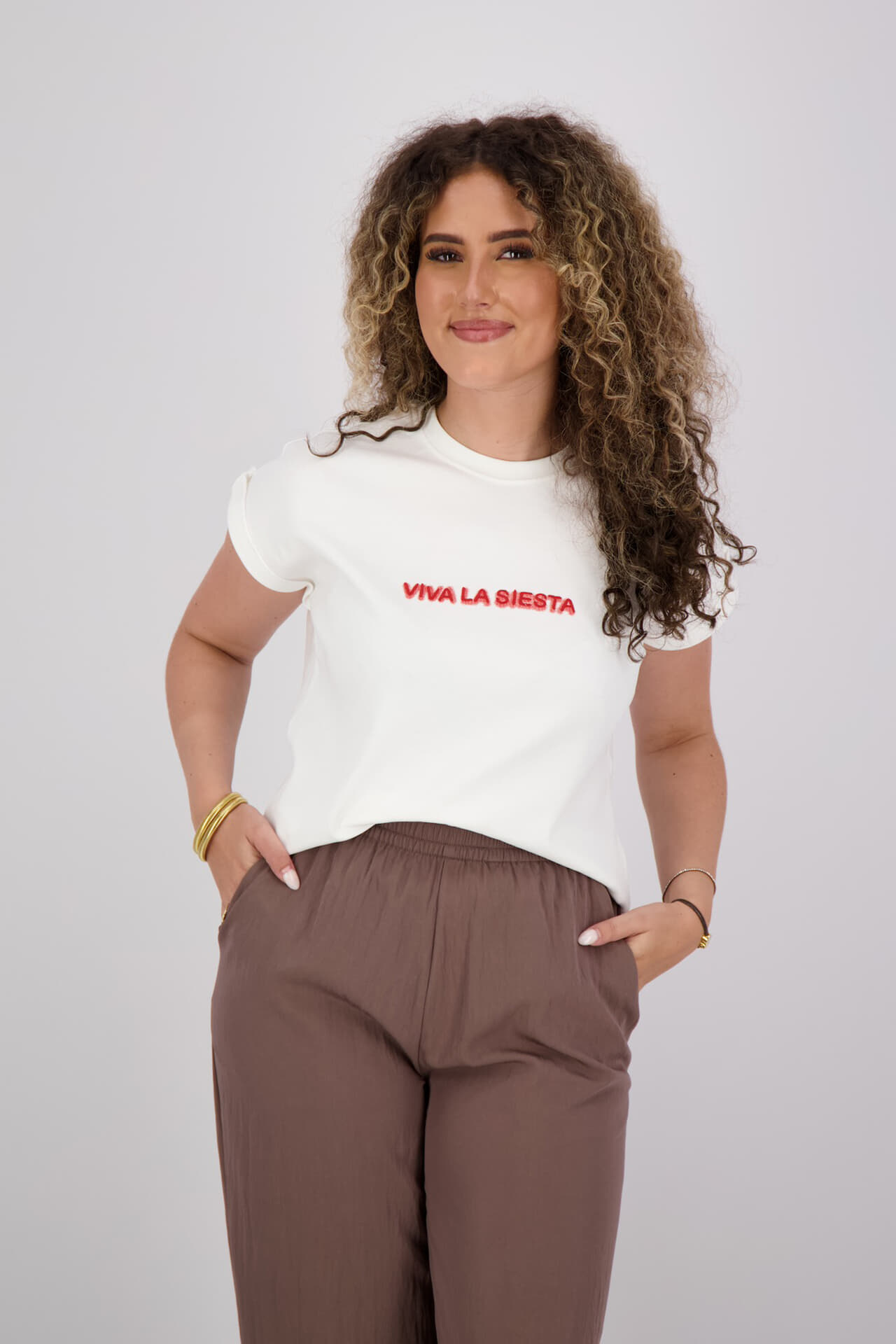 Zusss T shirt Viva Off White