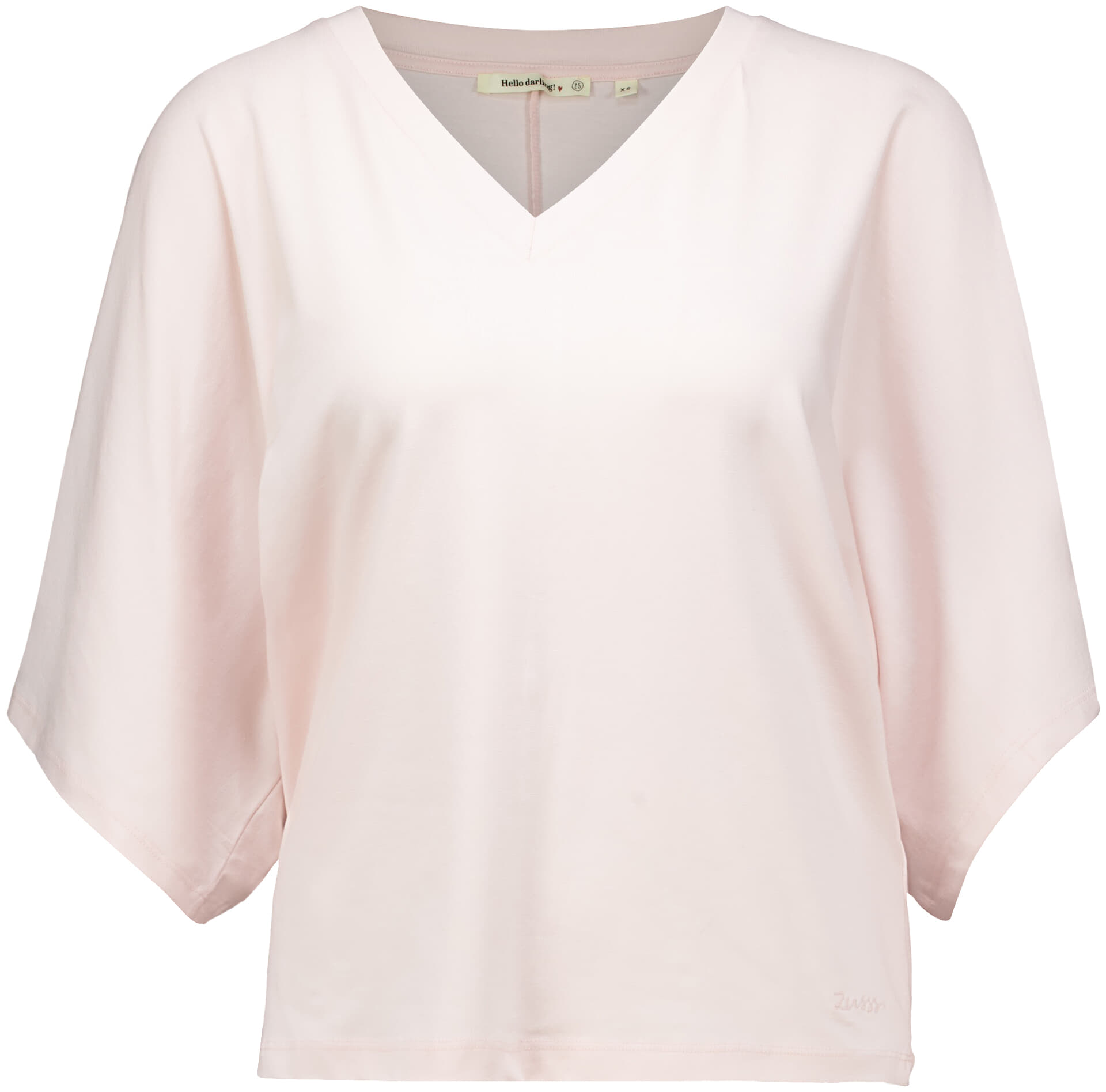Zusss Top V hals Roze