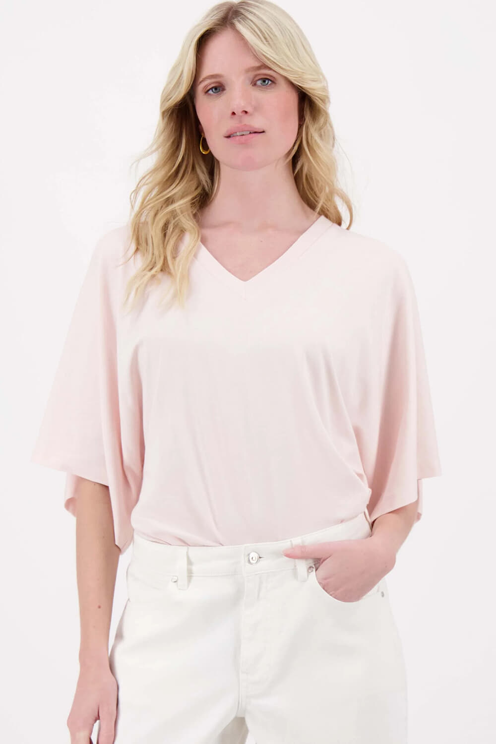 Zusss Top V hals Roze