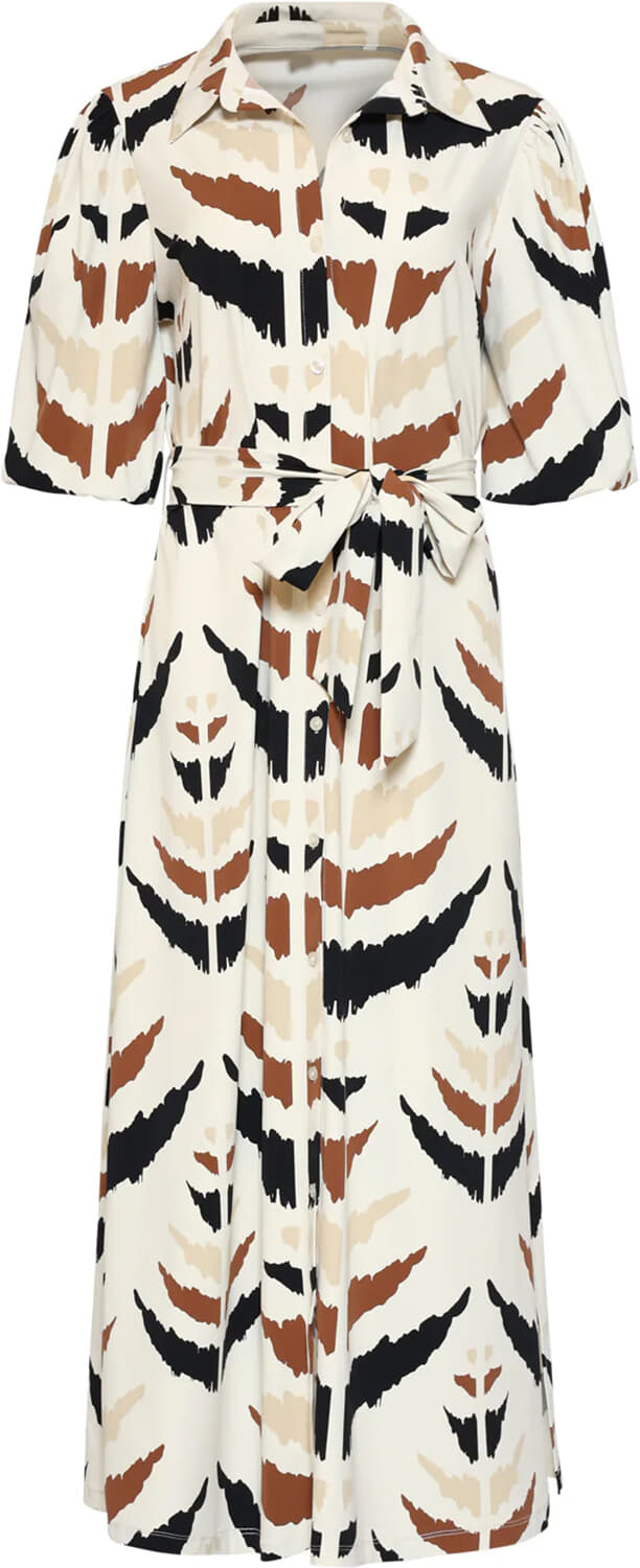 Smashed Lemon Jurk travel Beige