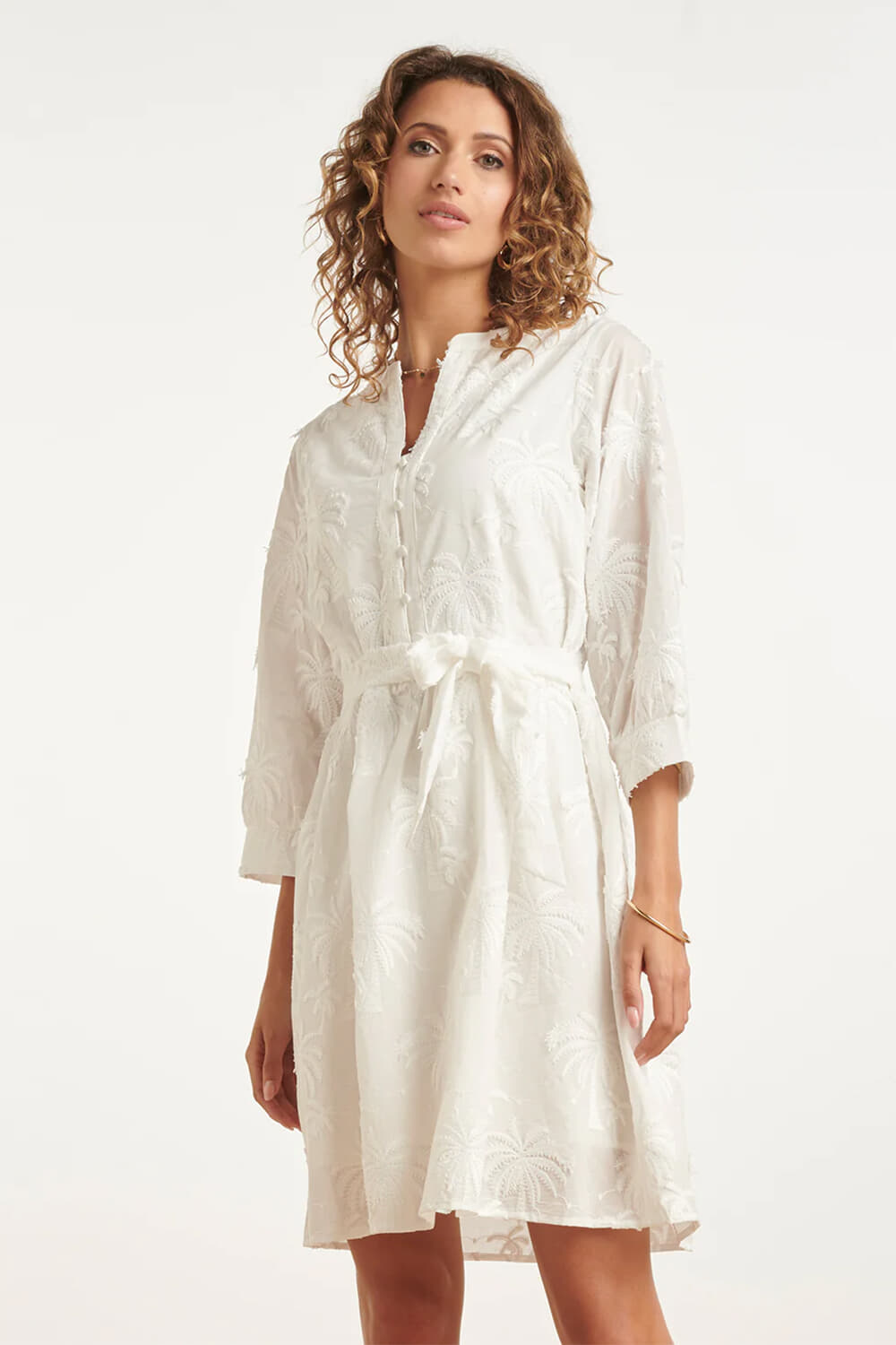 Smashed Lemon Jurk Wit