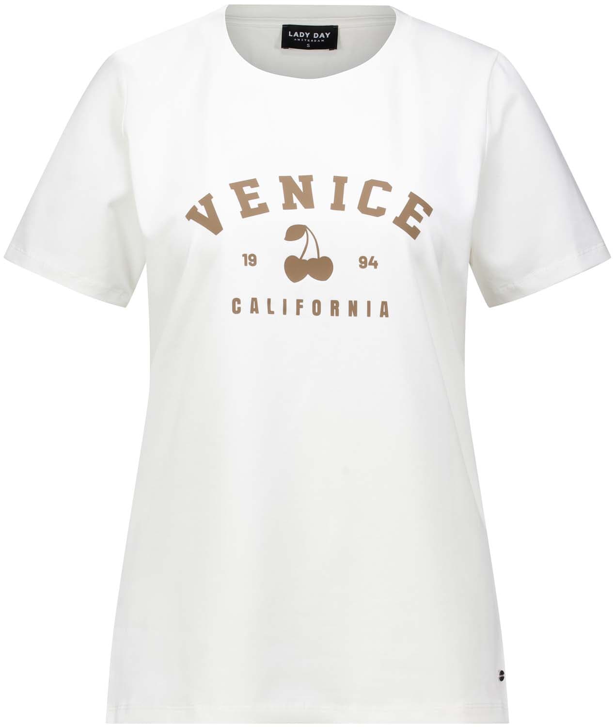 Lady Day T-shirt Cherry Off White