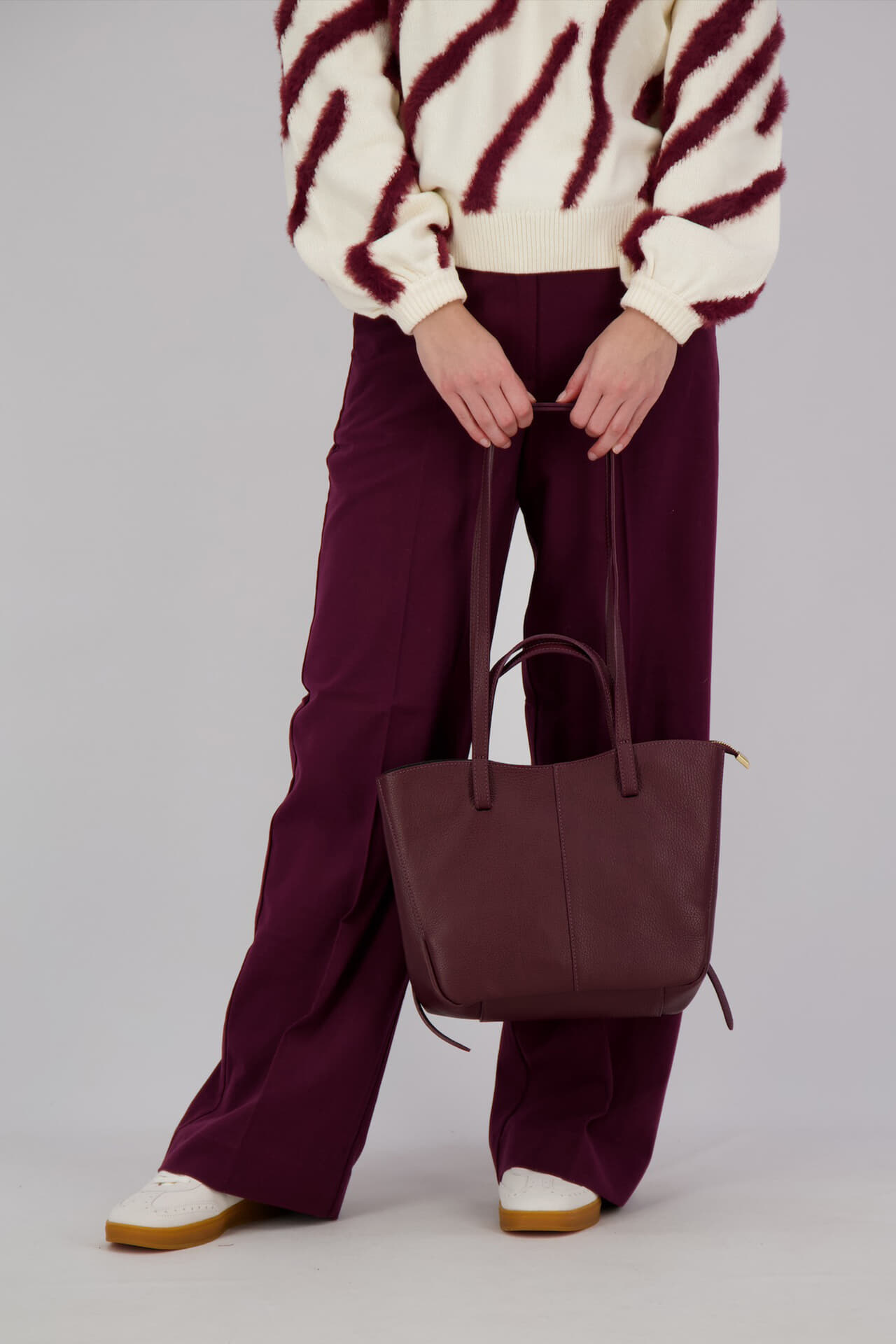 Bomont Tas Martha Classic Grain Bordeaux Rood