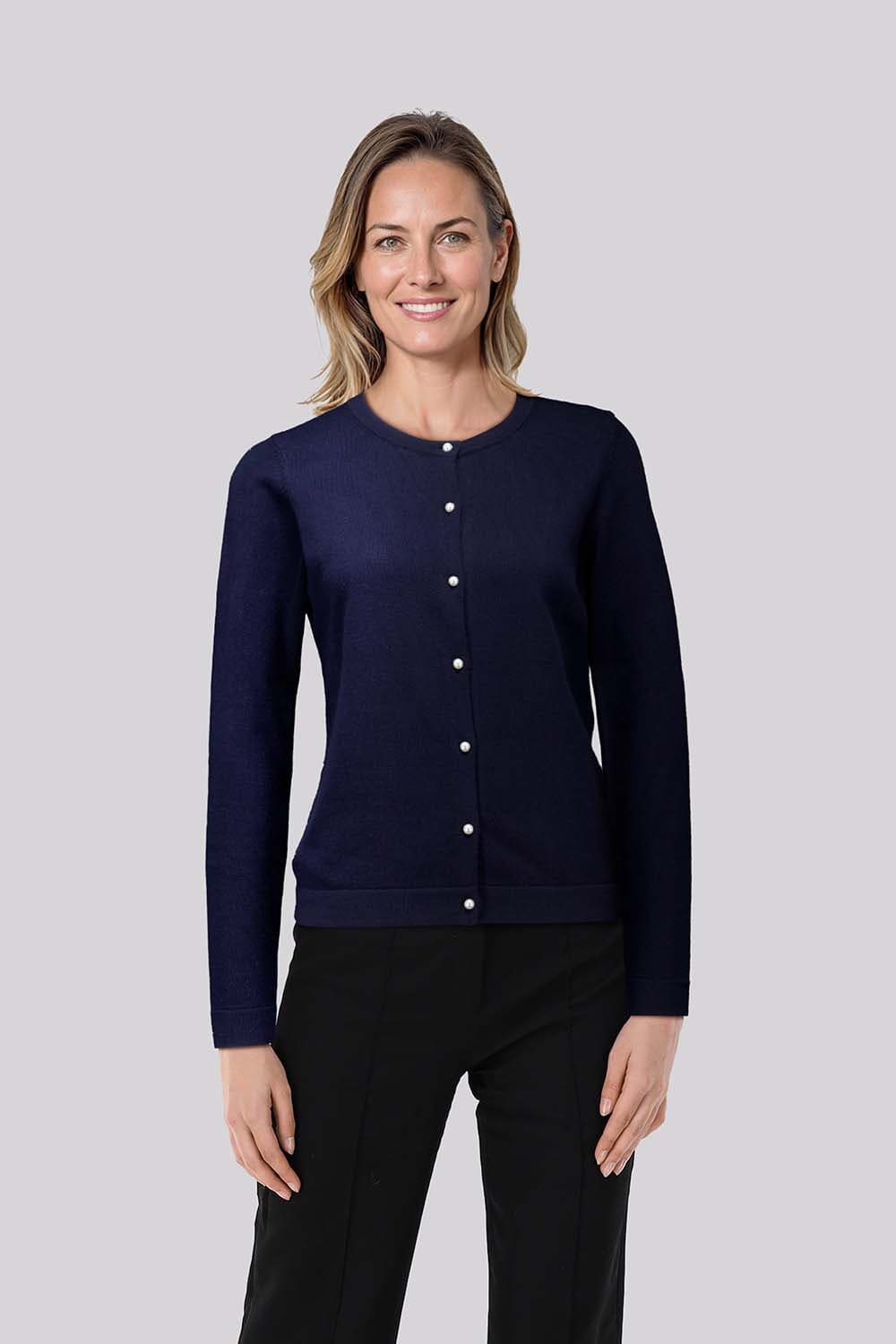 Bloomings Vest Parel Navy