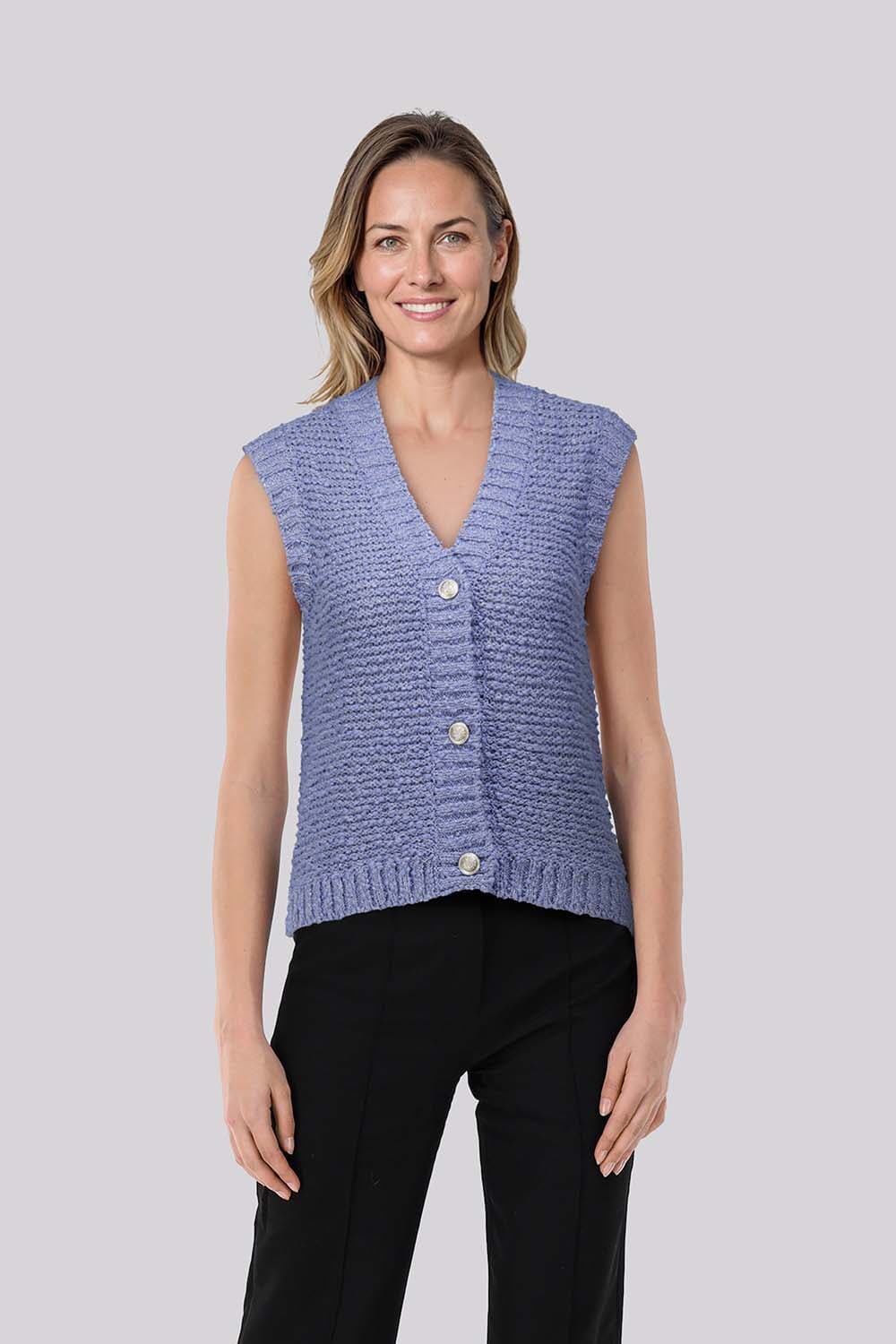 Bloomings Gilet Blauw
