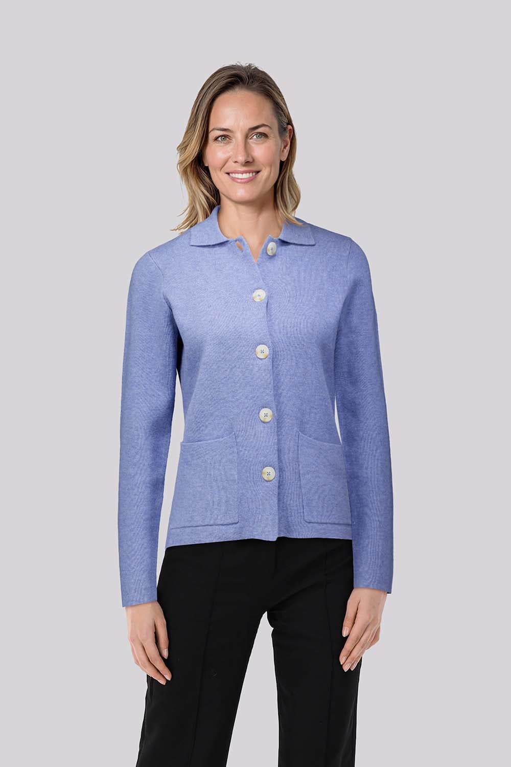 Bloomings Vest Blauw