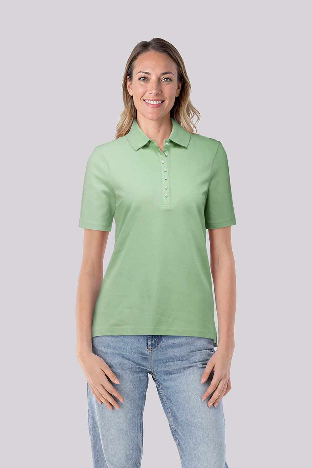 Bloomings Polo Pique Groen