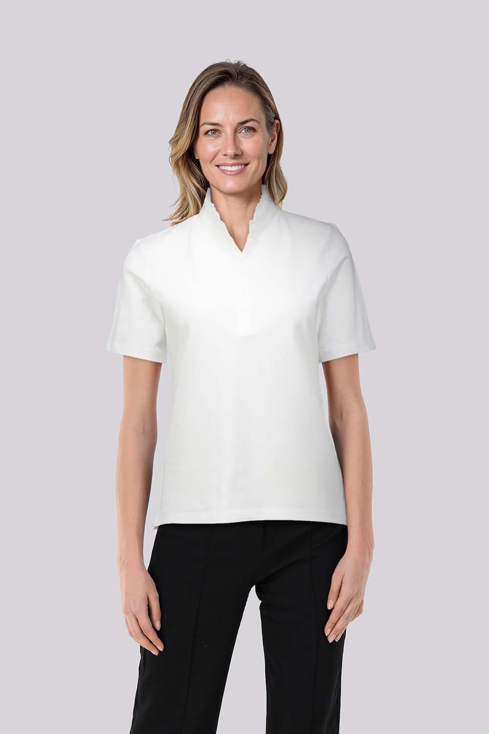 Bloomings Polo Pique Wit