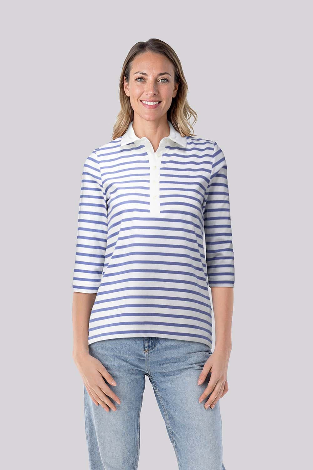 Bloomings Polo Blauw