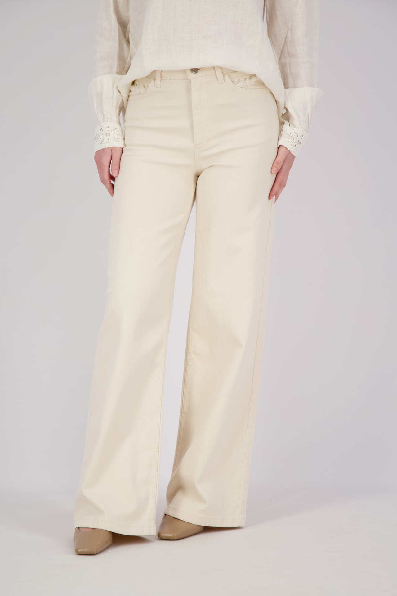Mos Mosh Broek Colette Beige
