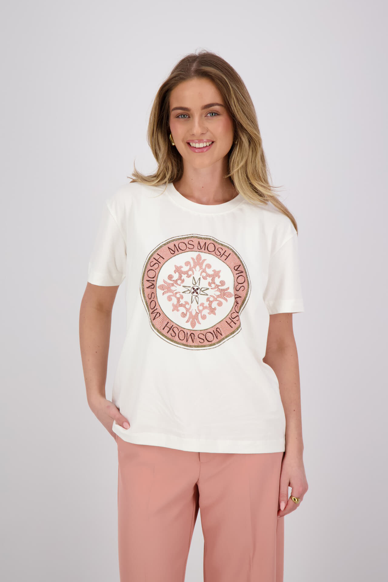 Mos Mosh T-shirt Judd Beige