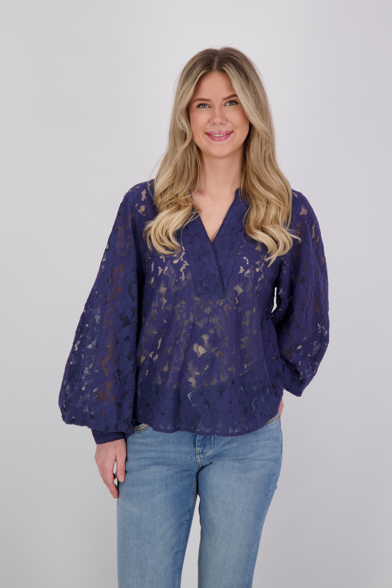 Mos Mosh Blouse Yen Blauw