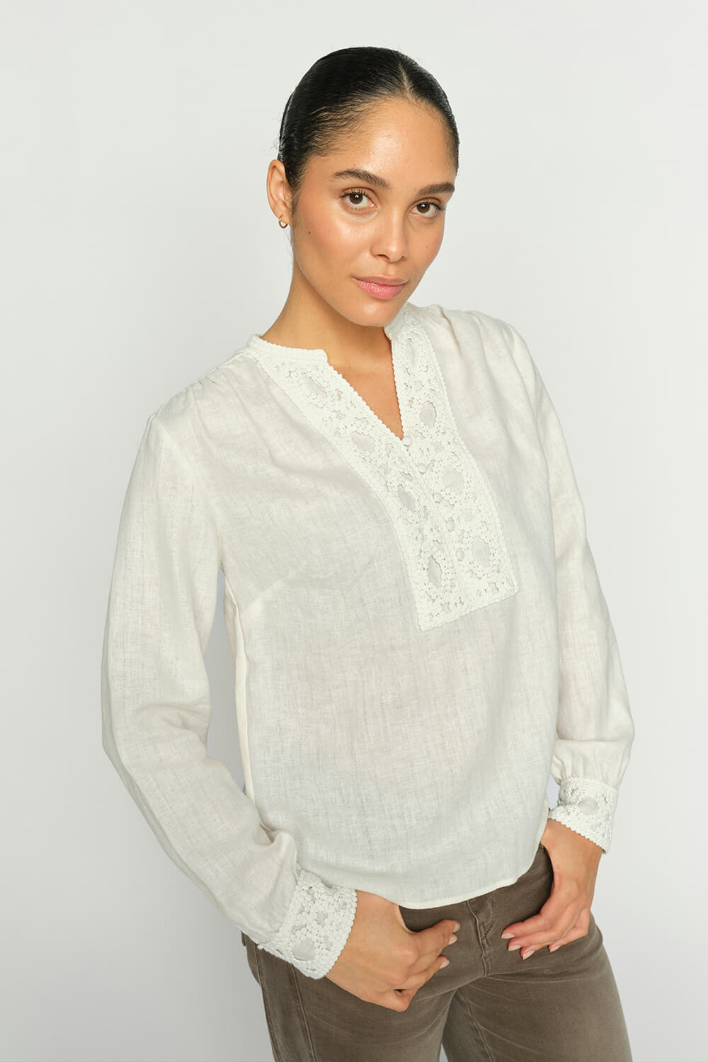 Mos Mosh Blouse Evanda Beige