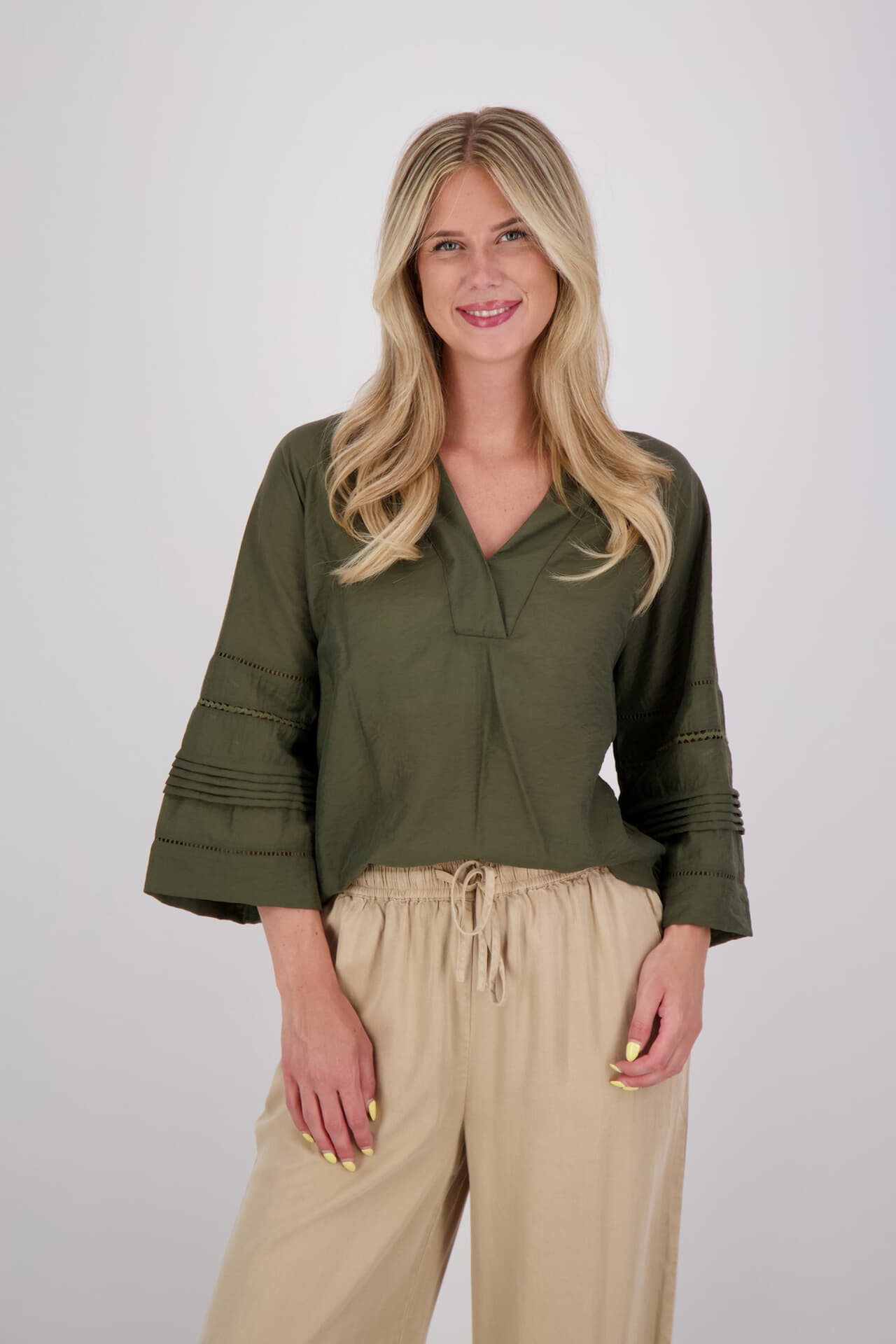 Mos Mosh Blouse Aleysa Army