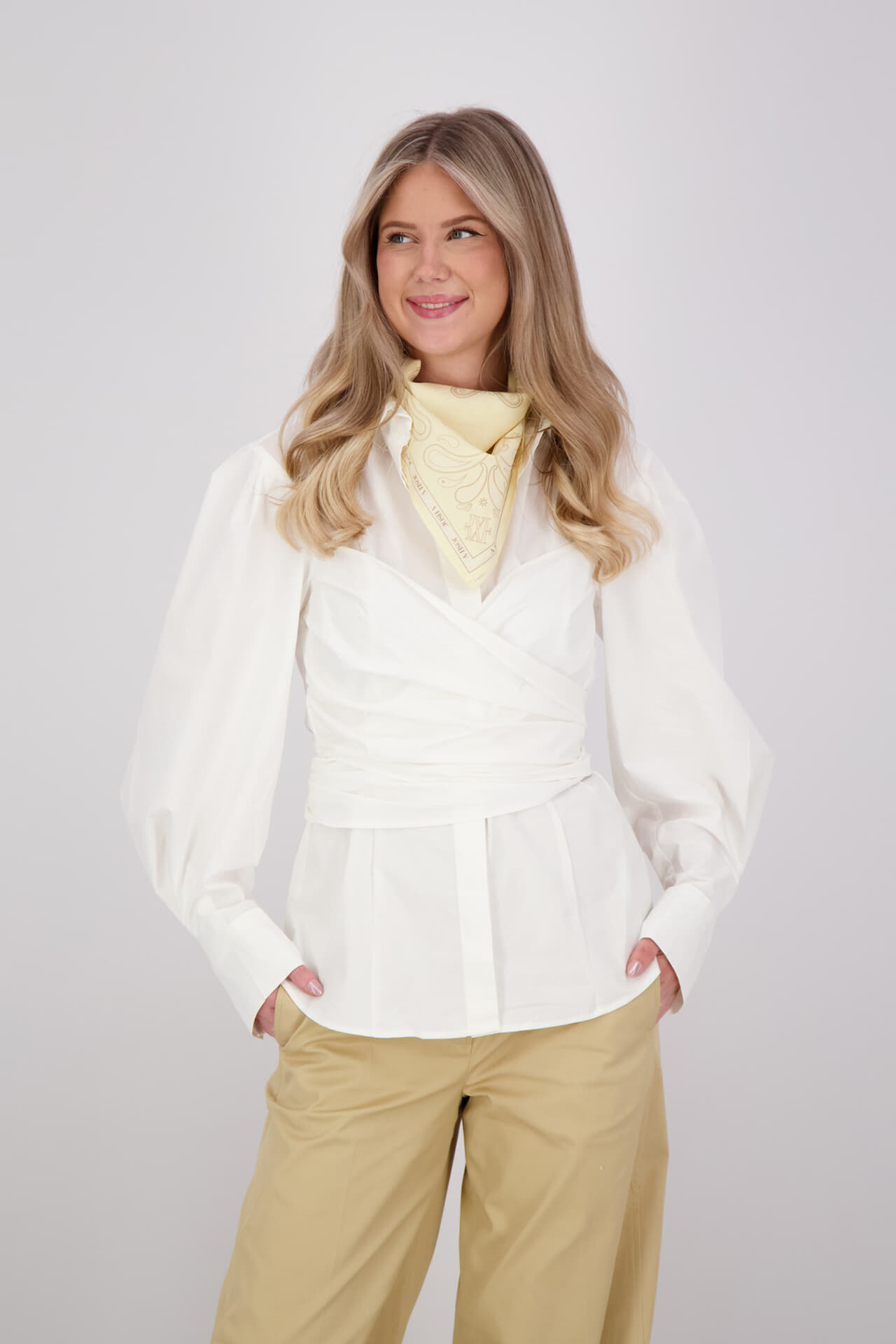 Josh V Blouse Luann Off White