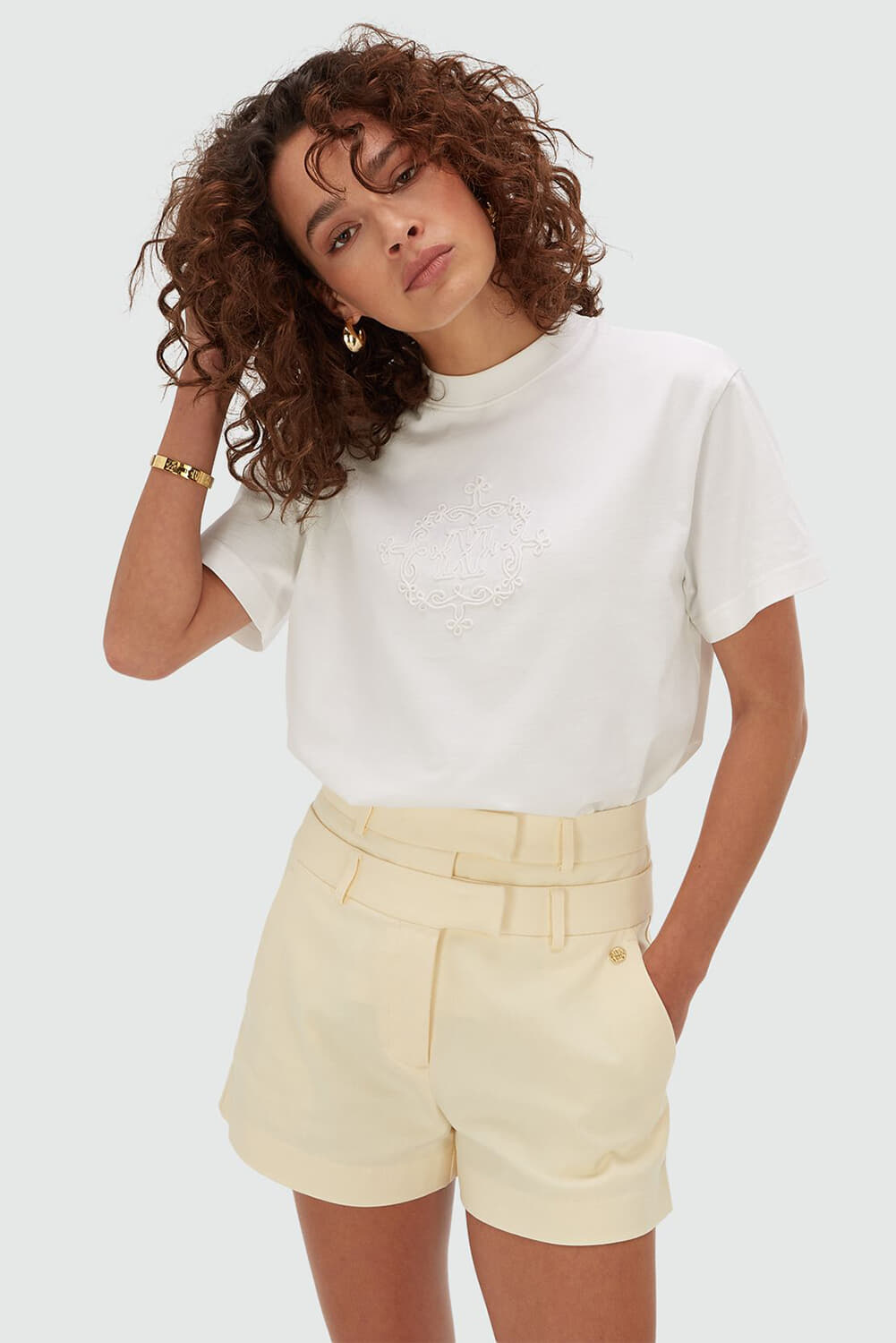 Josh V ROXY CURL Off White