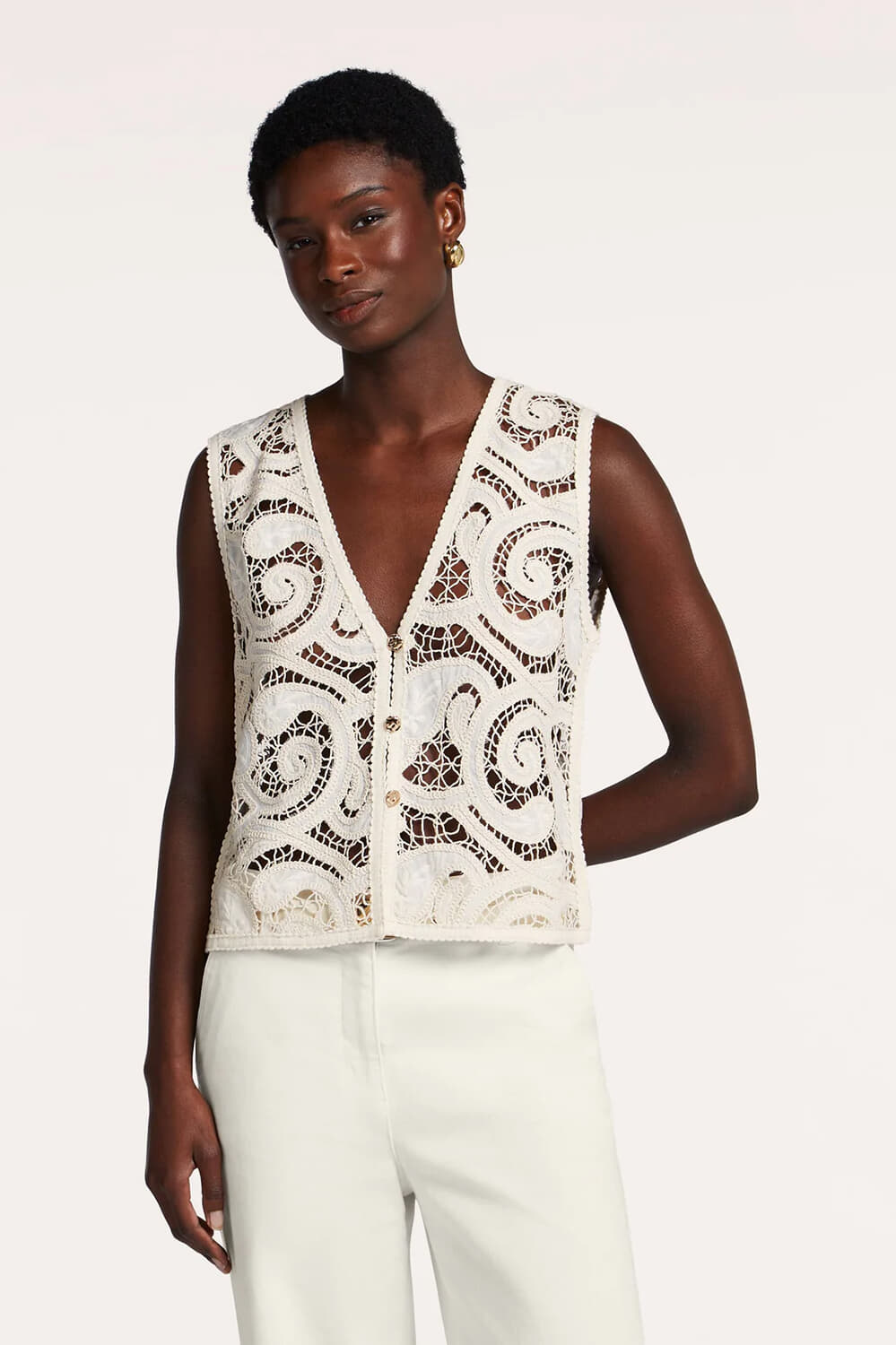 Beaumont Gilet Julie Wit