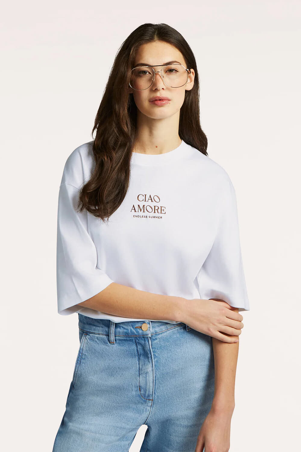 Beaumont T-shirt Rowy Wit