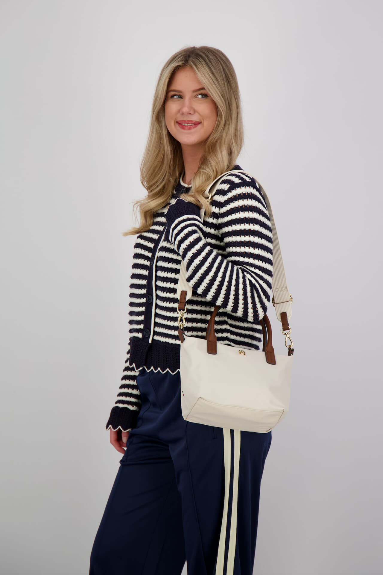 Tommy Hilfiger Mini Shopper Popette Off White