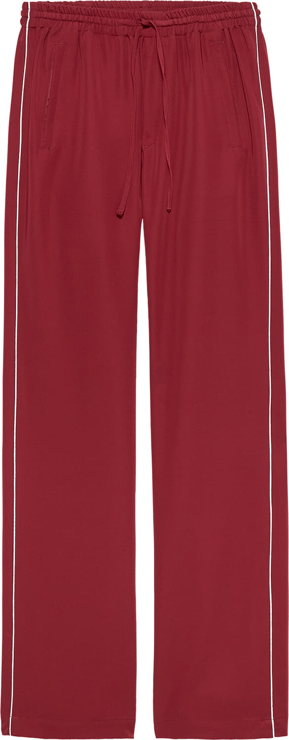 Catwalk Junkie Pantalon with piping Bordeaux Rood