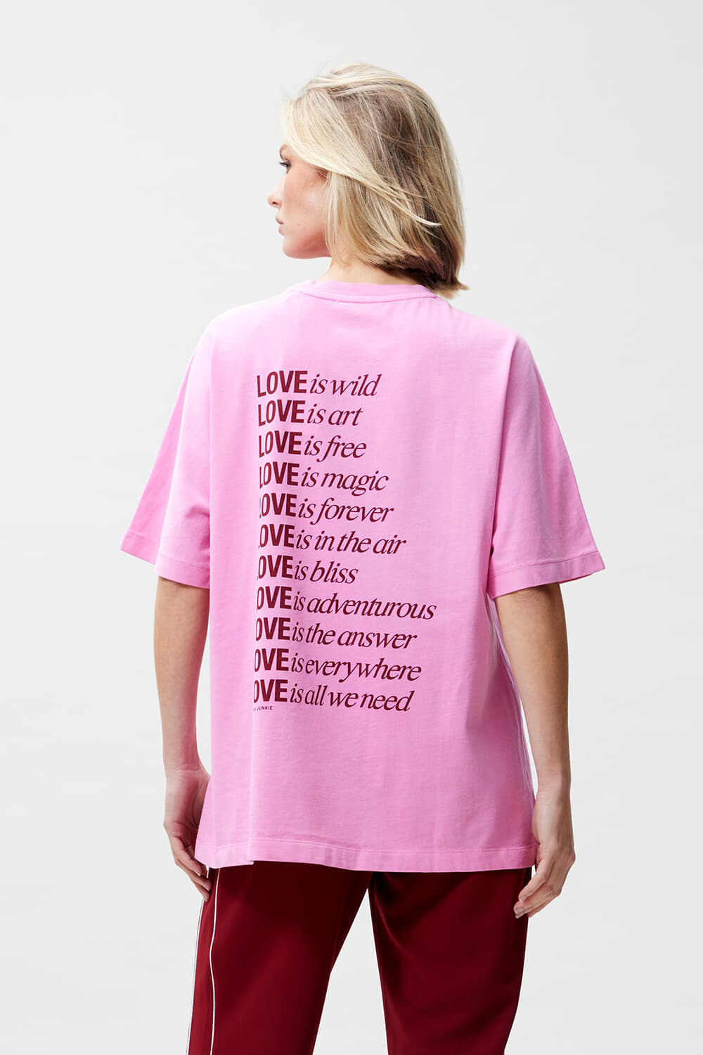 Catwalk Junkie T-shirt Graphic Oversized Roze