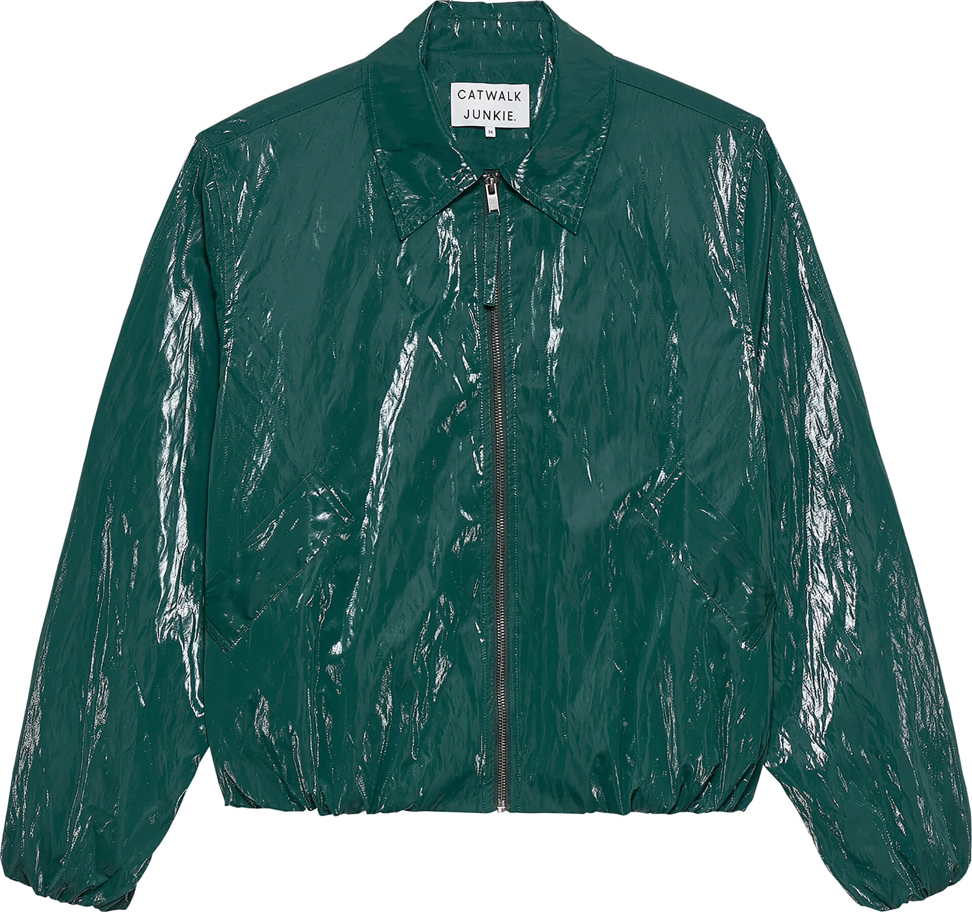 Catwalk Junkie Regenjack Tuck in Groen