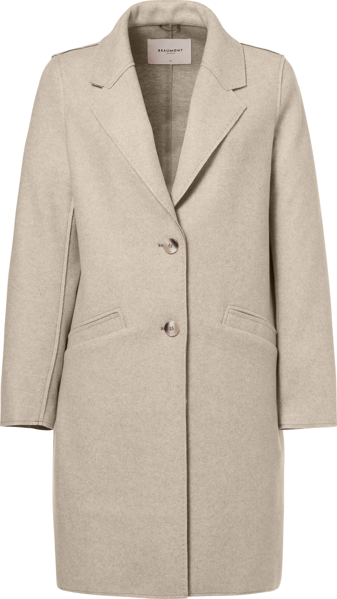 Beaumont Wollen Jas Jazzy Kaki