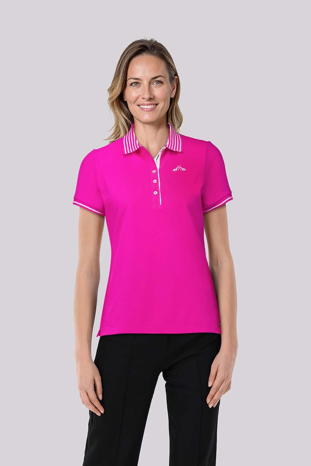 HV Society Polo Pique Mackenzie Koraal