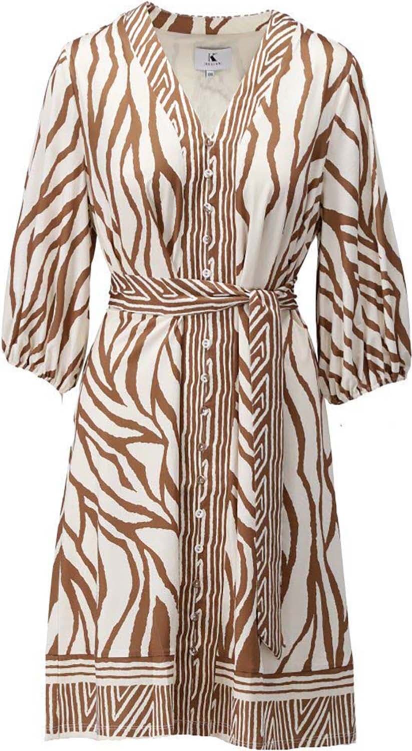 K Design Jurk Beige