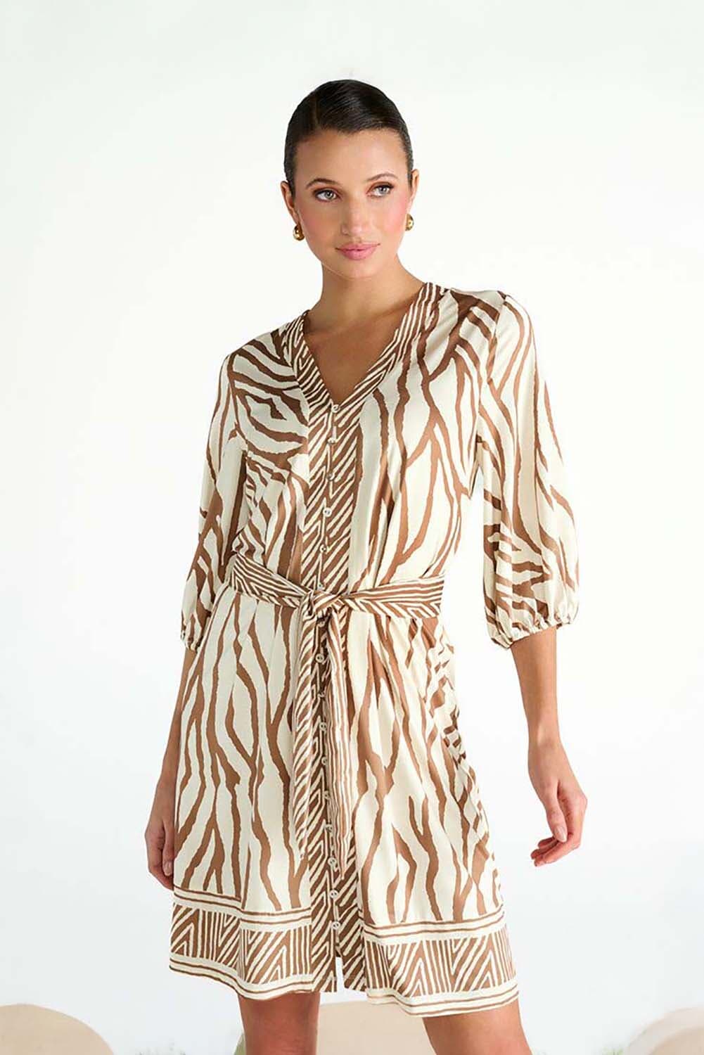 K Design Jurk Beige