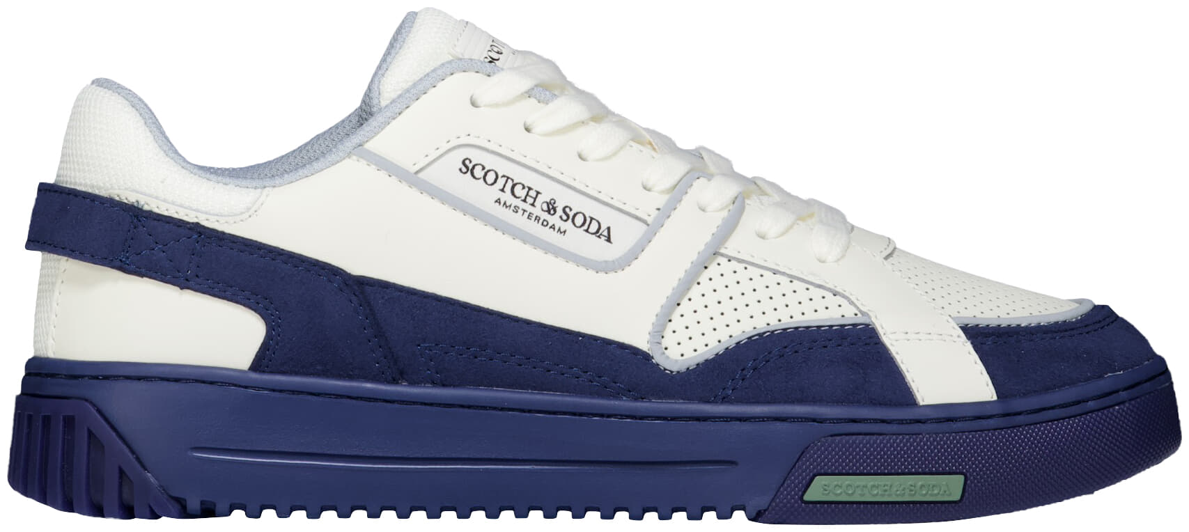 Scotch & Soda Sneacker New Cup Blauw