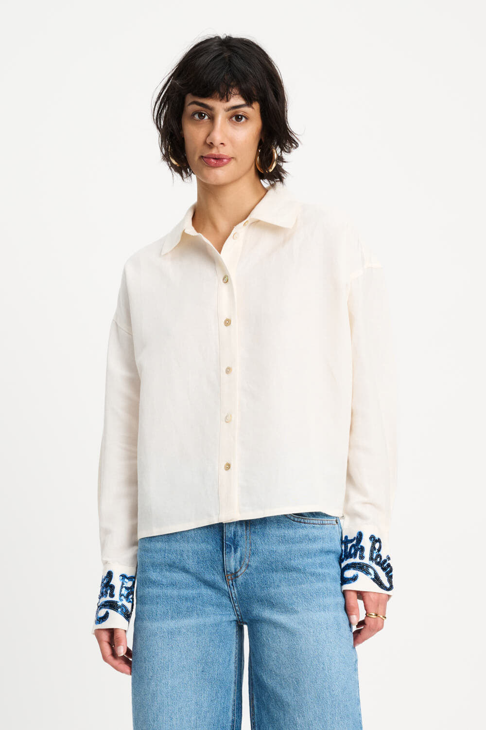 Pom Amsterdam Blouse  Wit