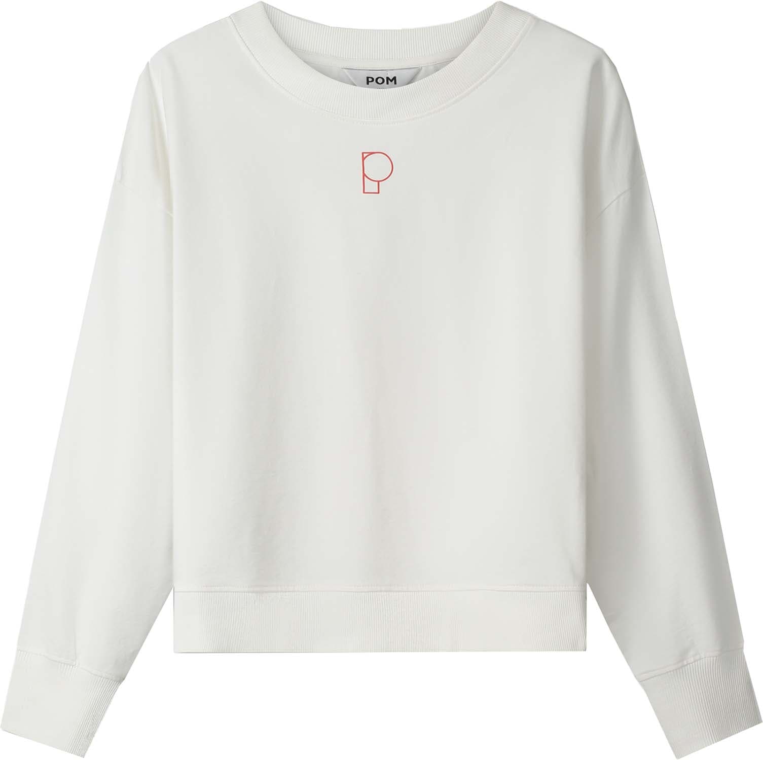Pom Amsterdam Sweater Matchpoint Wit