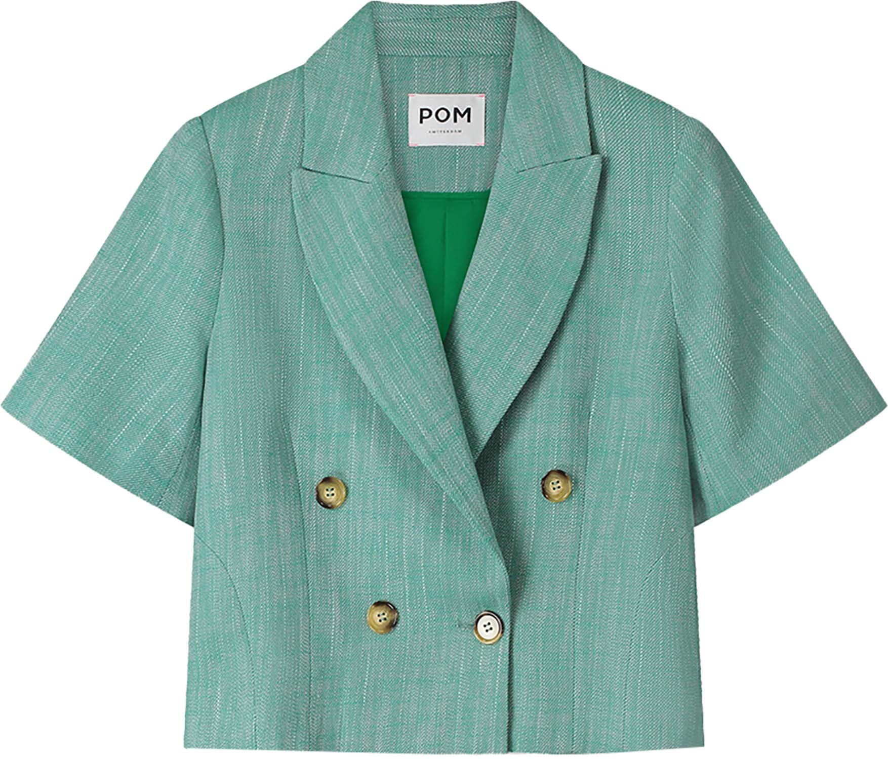 Pom Amsterdam Blazer Palm Groen