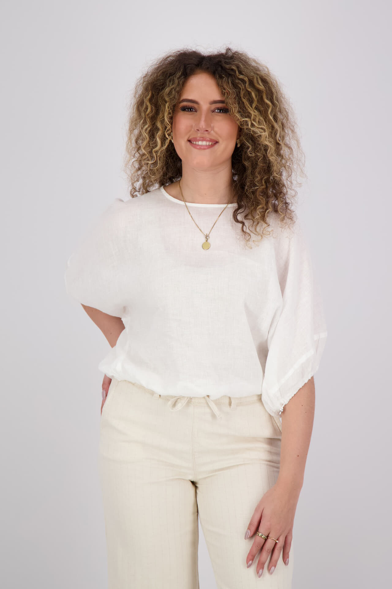 JC Sophie Blouse Laurenne Wit