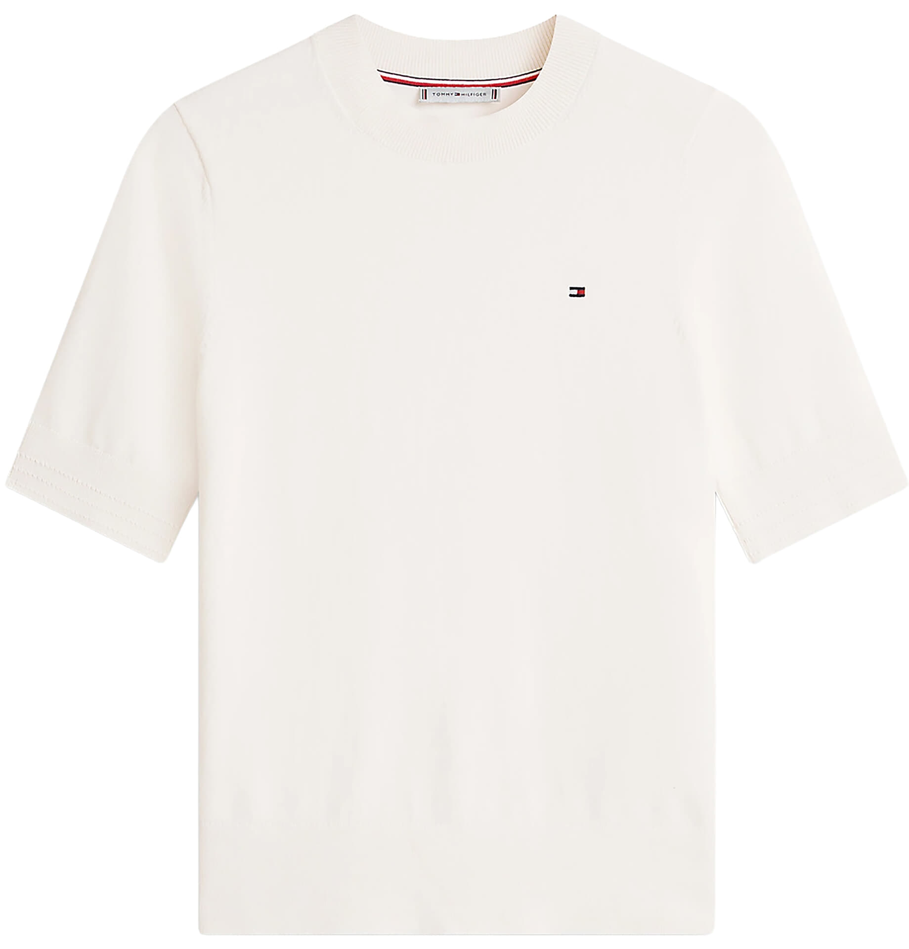 Tommy Hilfiger Fijne Trui Off White