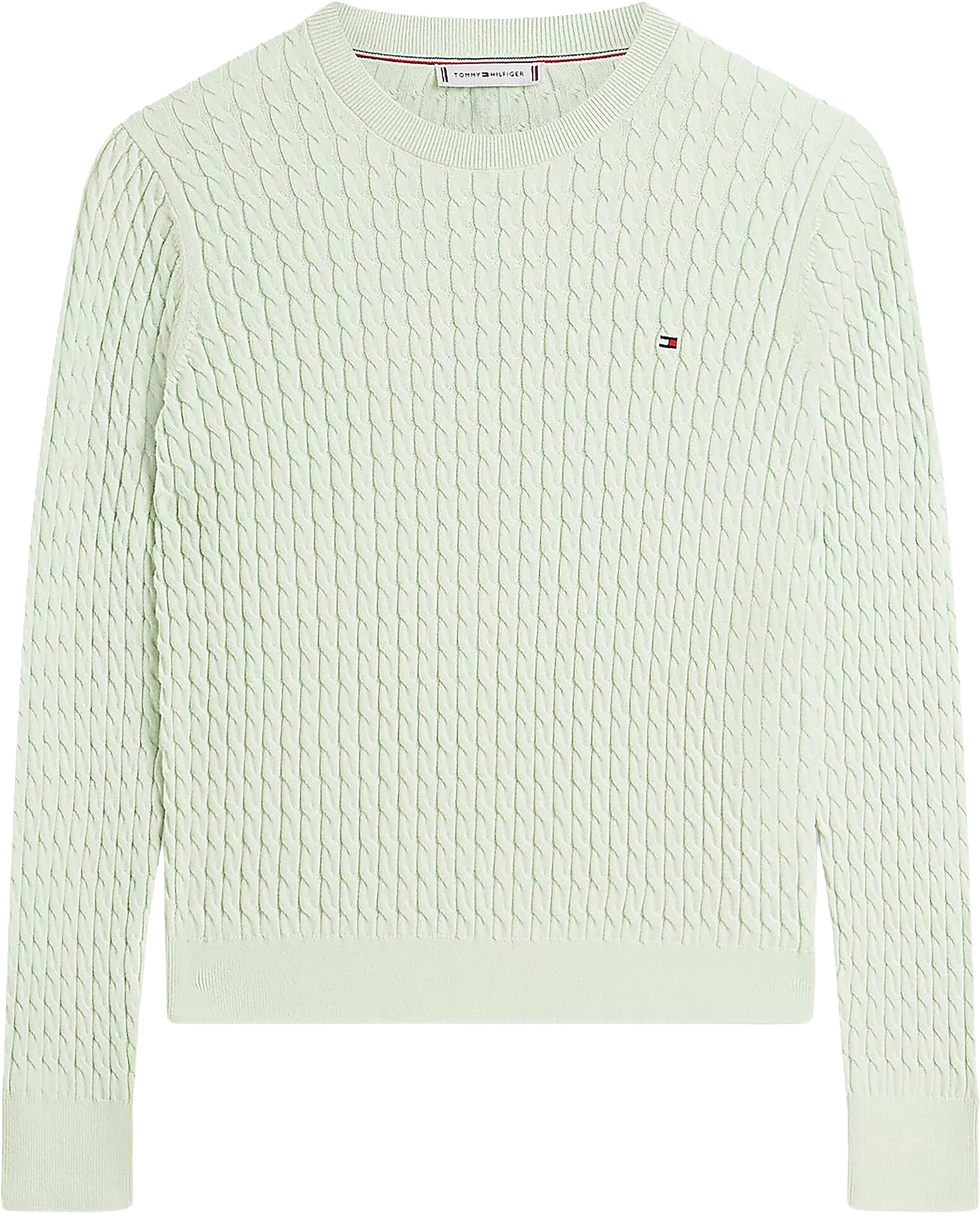 Tommy Hilfiger Trui Cable Groen