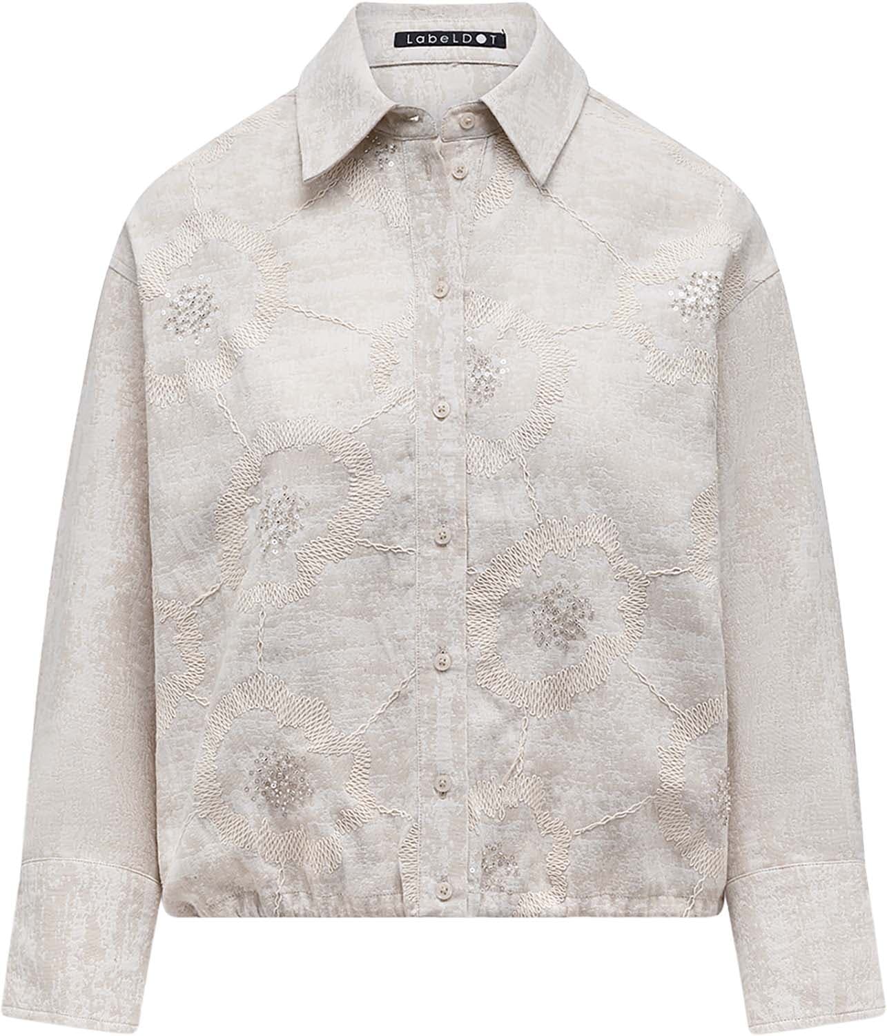 Label Dot Blouse Annemart Beige