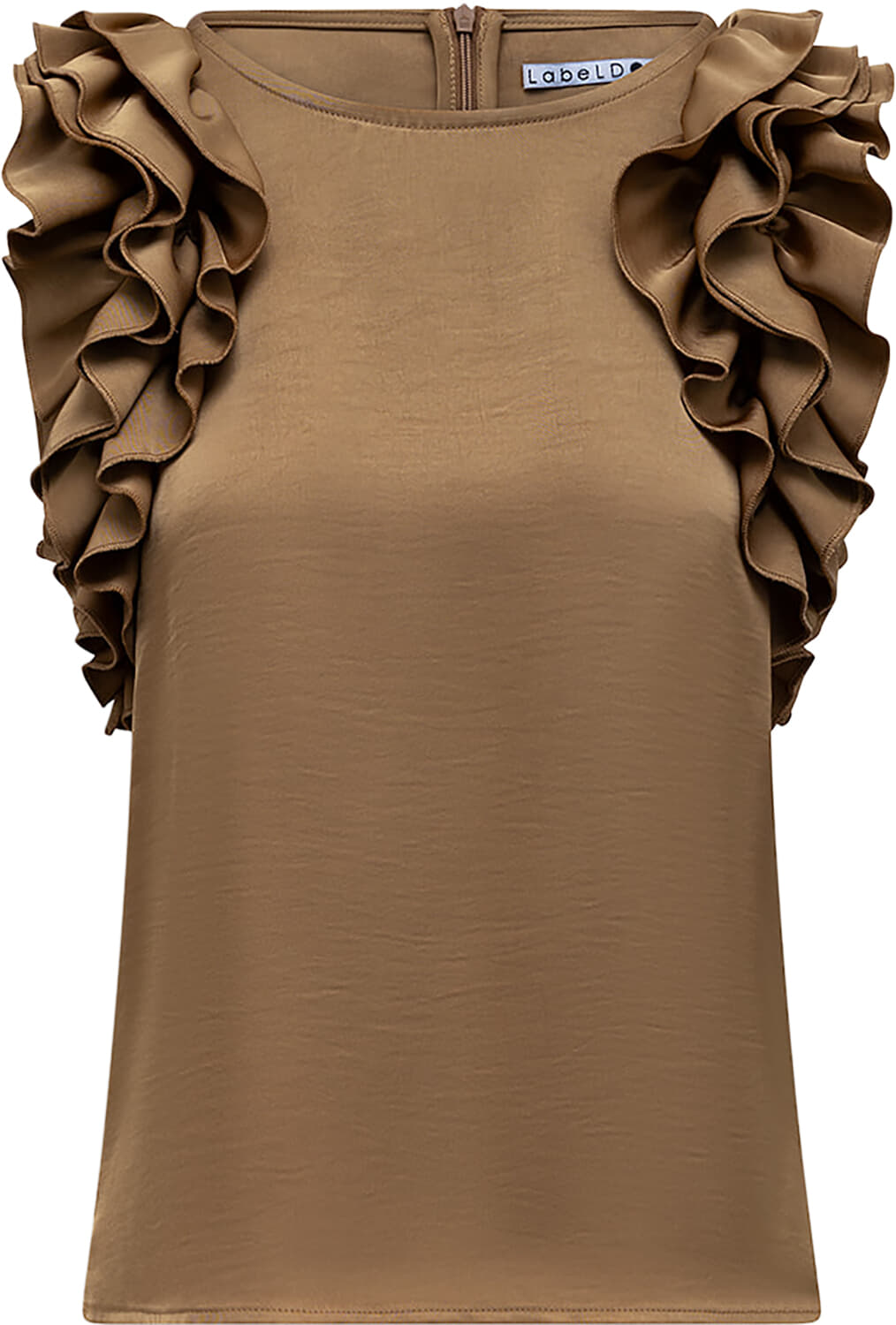 Label Dot Top Molly Kaki