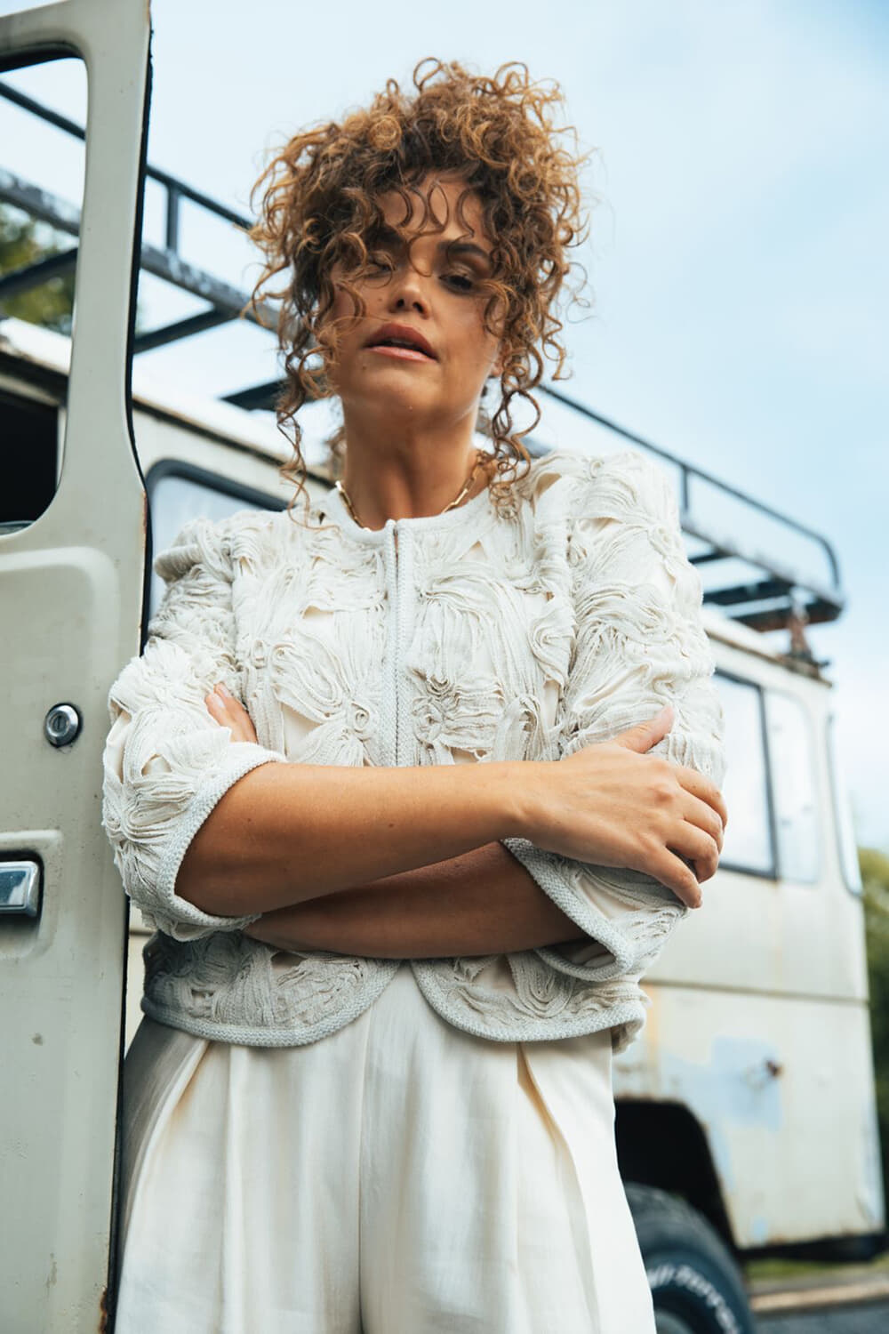 Label Dot Blazer Lisa Beige