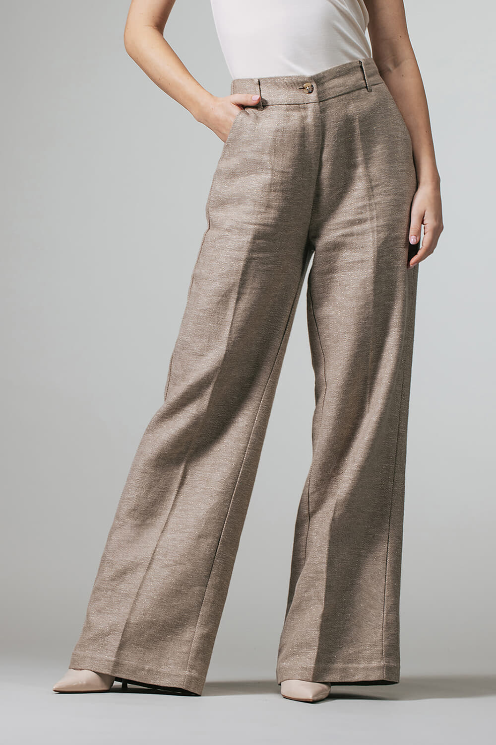 Label Dot Pantalon Roxanne Beige