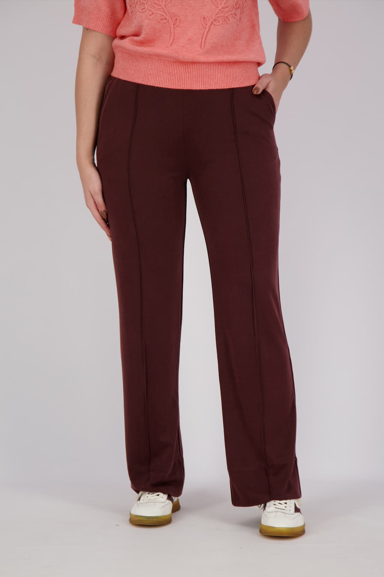 JC Sophie Broek Lesotho Bordeaux Rood