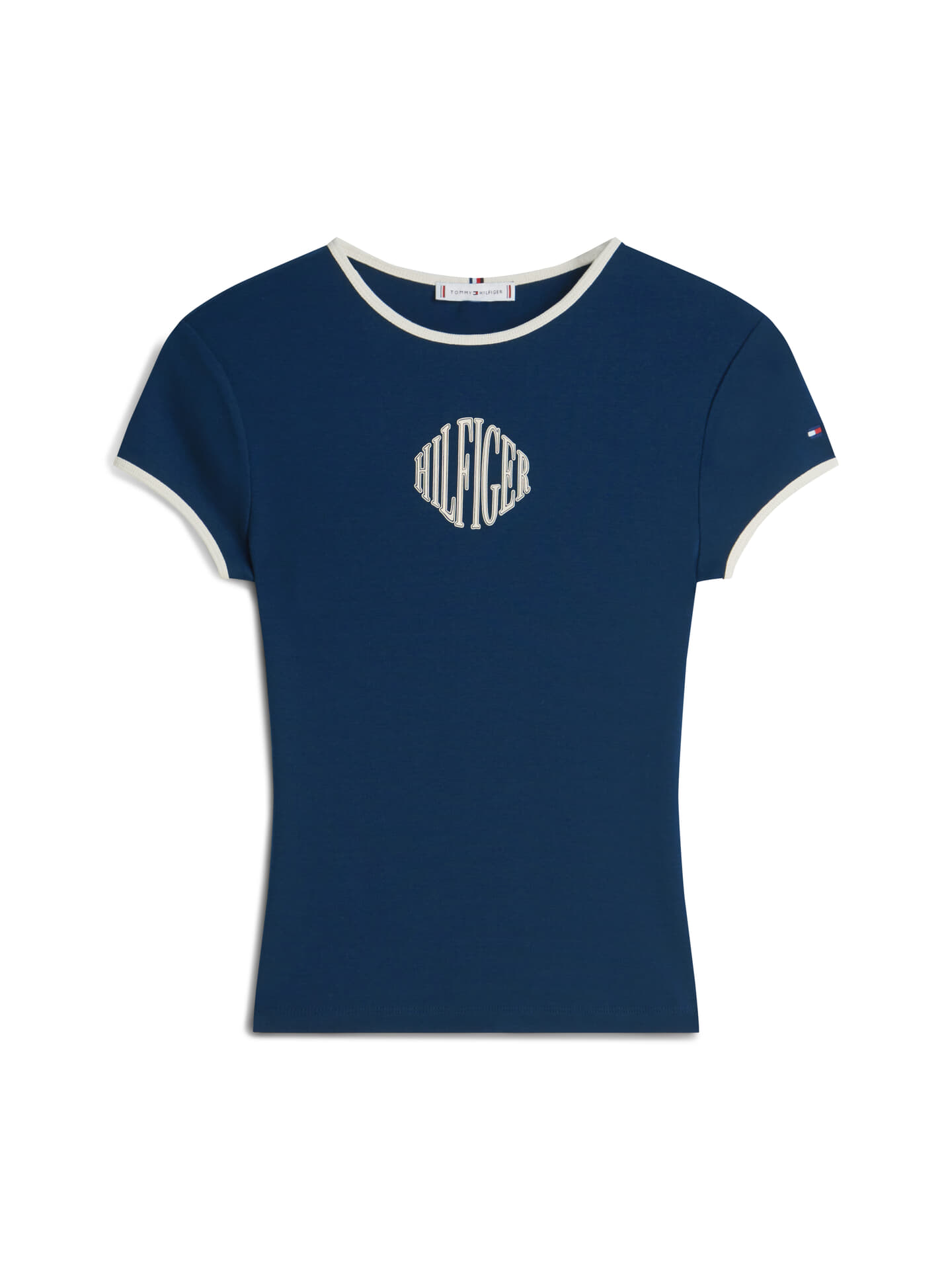 Tommy Hilfiger T-shirt Varsity slim ringer Navy