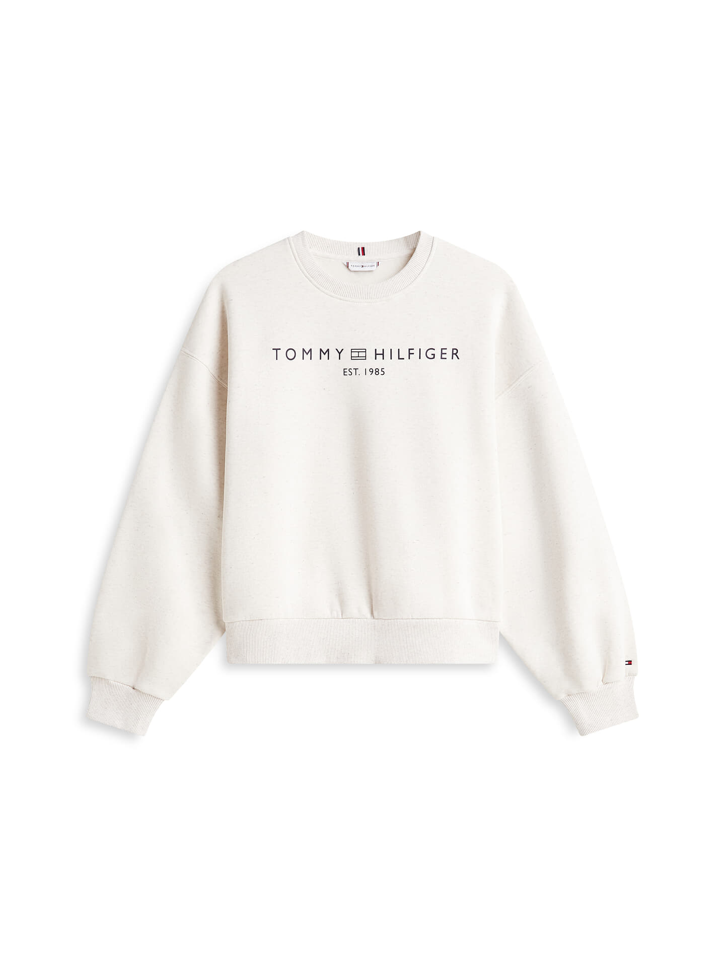 Tommy Hilfiger Sweater Corp Logo MDRN  Off White