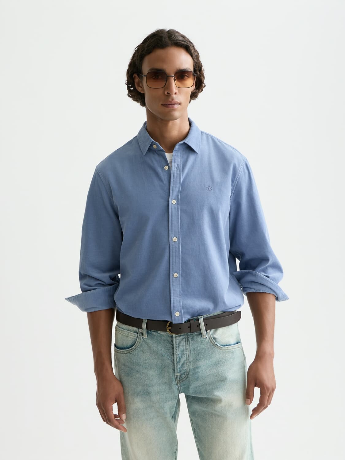 Scotch & Soda Overhemd Indigo