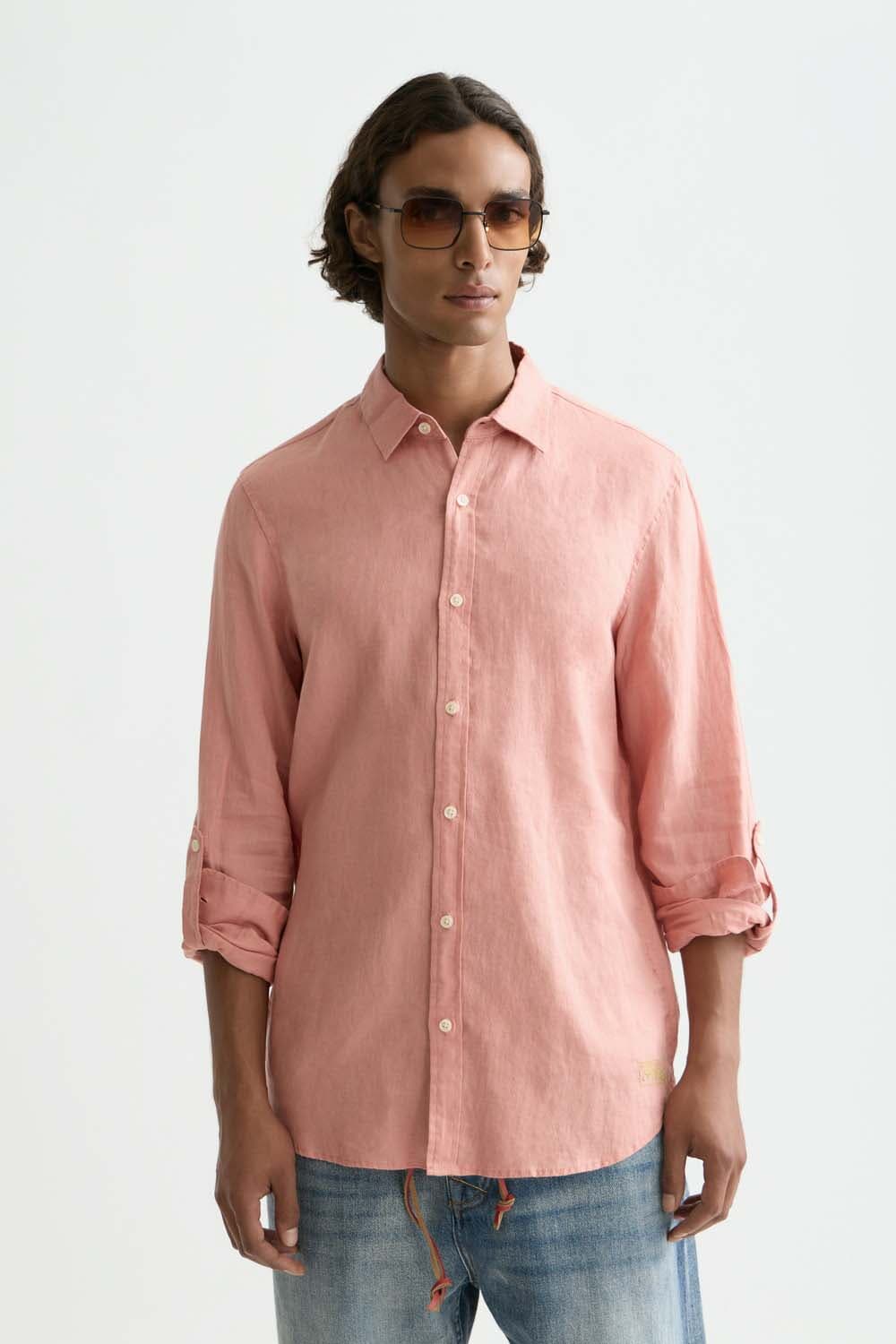 Scotch & Soda Overhemd Geel