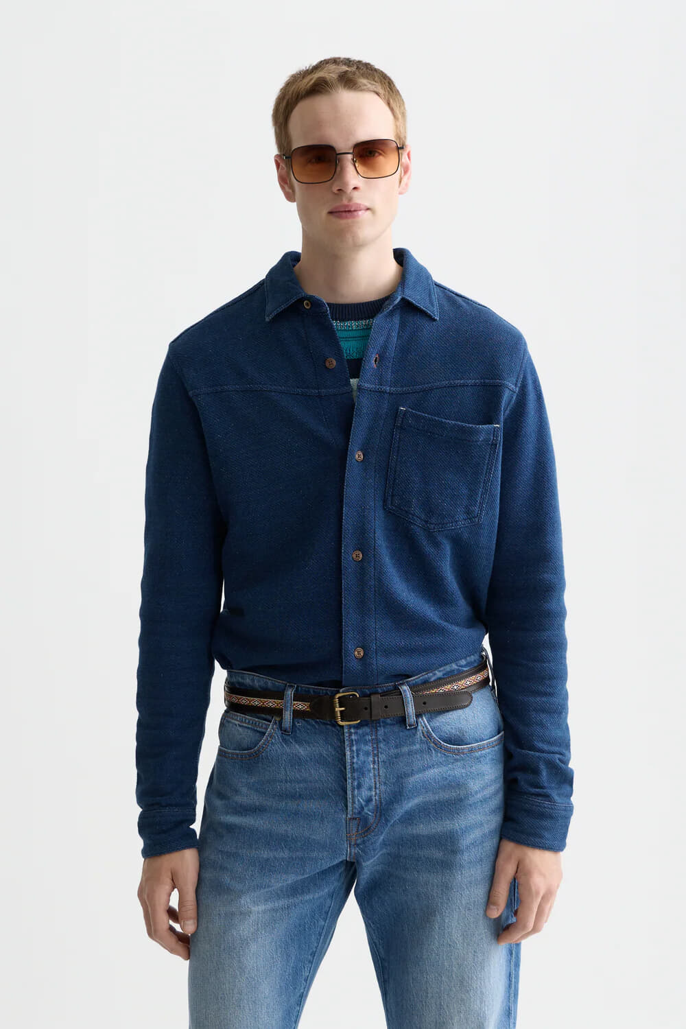 Scotch & Soda Overhemd  Indigo Indigo