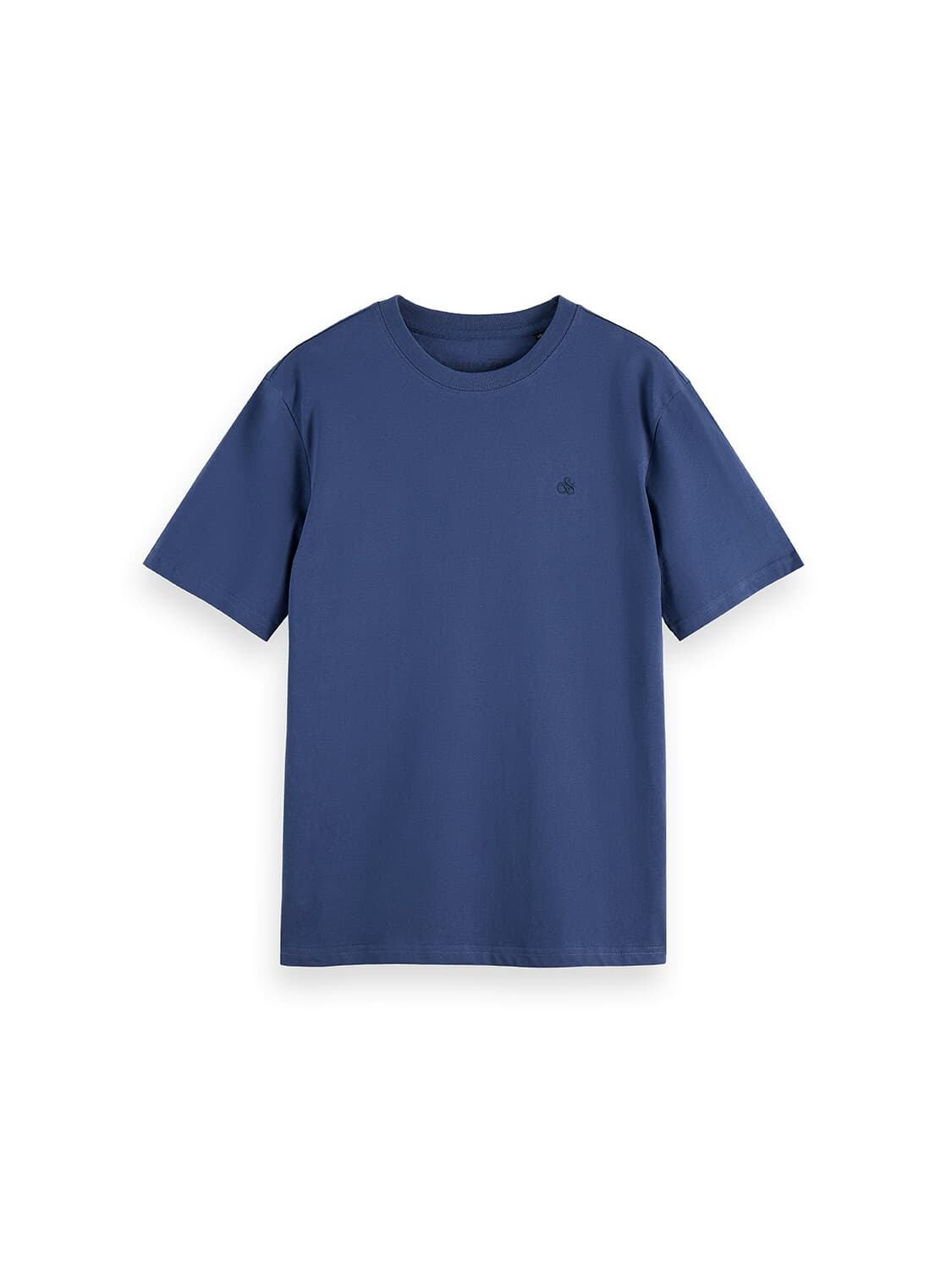Scotch & Soda T-shirt Seasonal core chest logo regular-fi Navy
